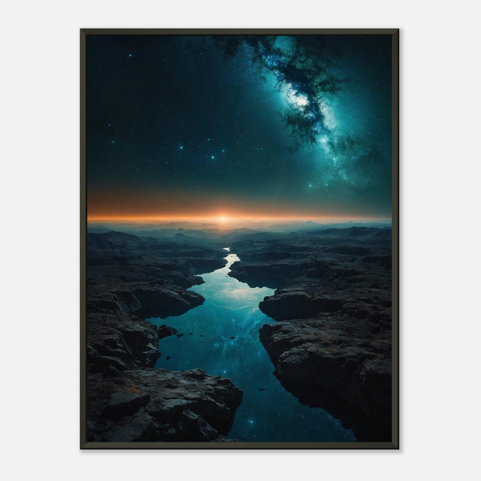 Cosmic Contrasts: Celestial Harmony Print Material Modern Masterpieces 60x80 cm / 24x32″ 