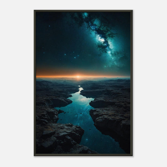Cosmic Contrasts: Celestial Harmony Print Material Modern Masterpieces 60x90 cm / 24x36″ 
