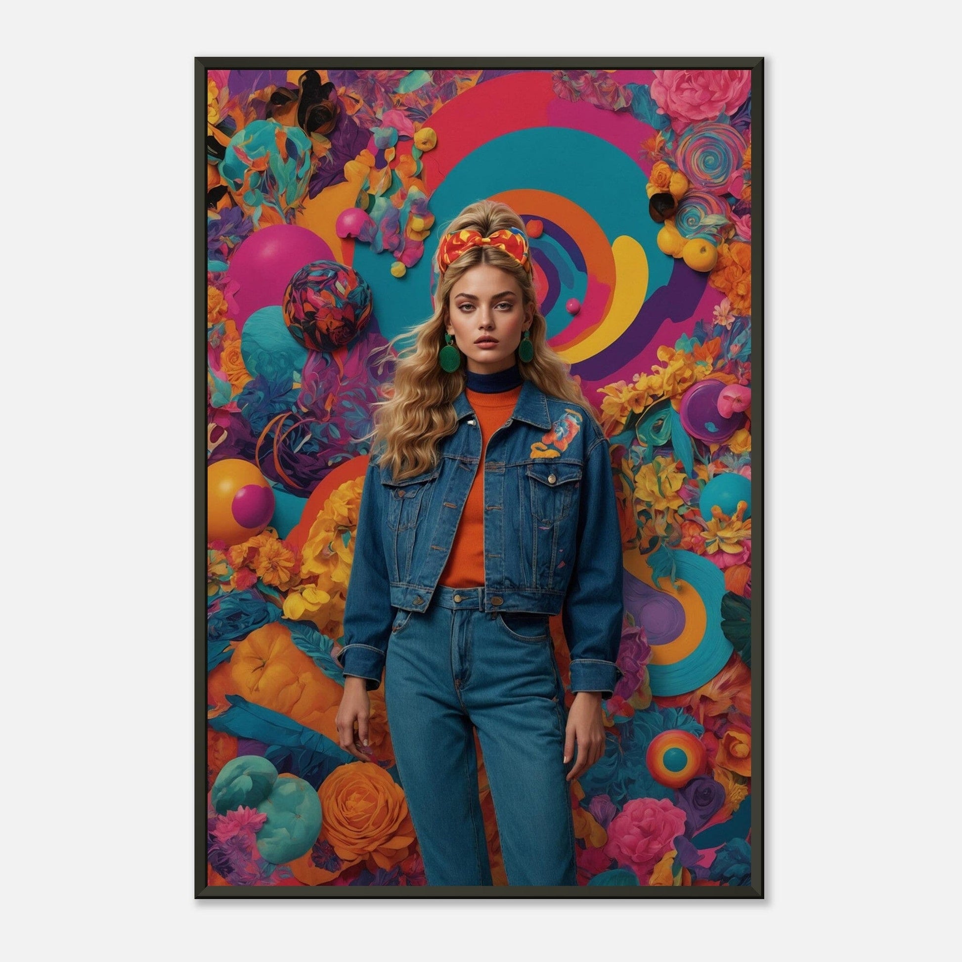 Cultural Collage: Iconic Nineties Print Material Modern Masterpieces 60x90 cm / 24x36″ 