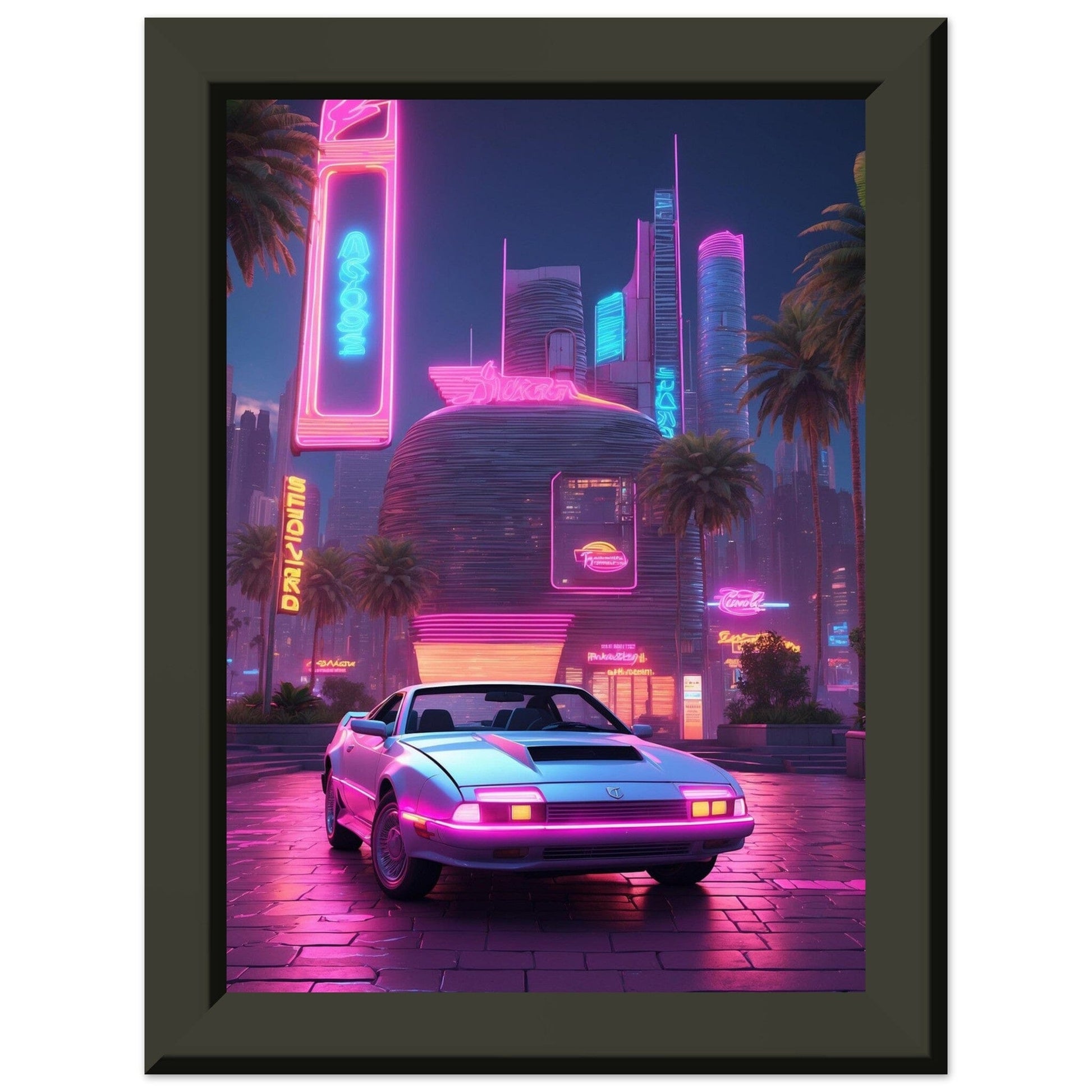 Electric Dreams: Neon Odyssey Print Material Modern Masterpieces 13x18 cm / 5x7″ 