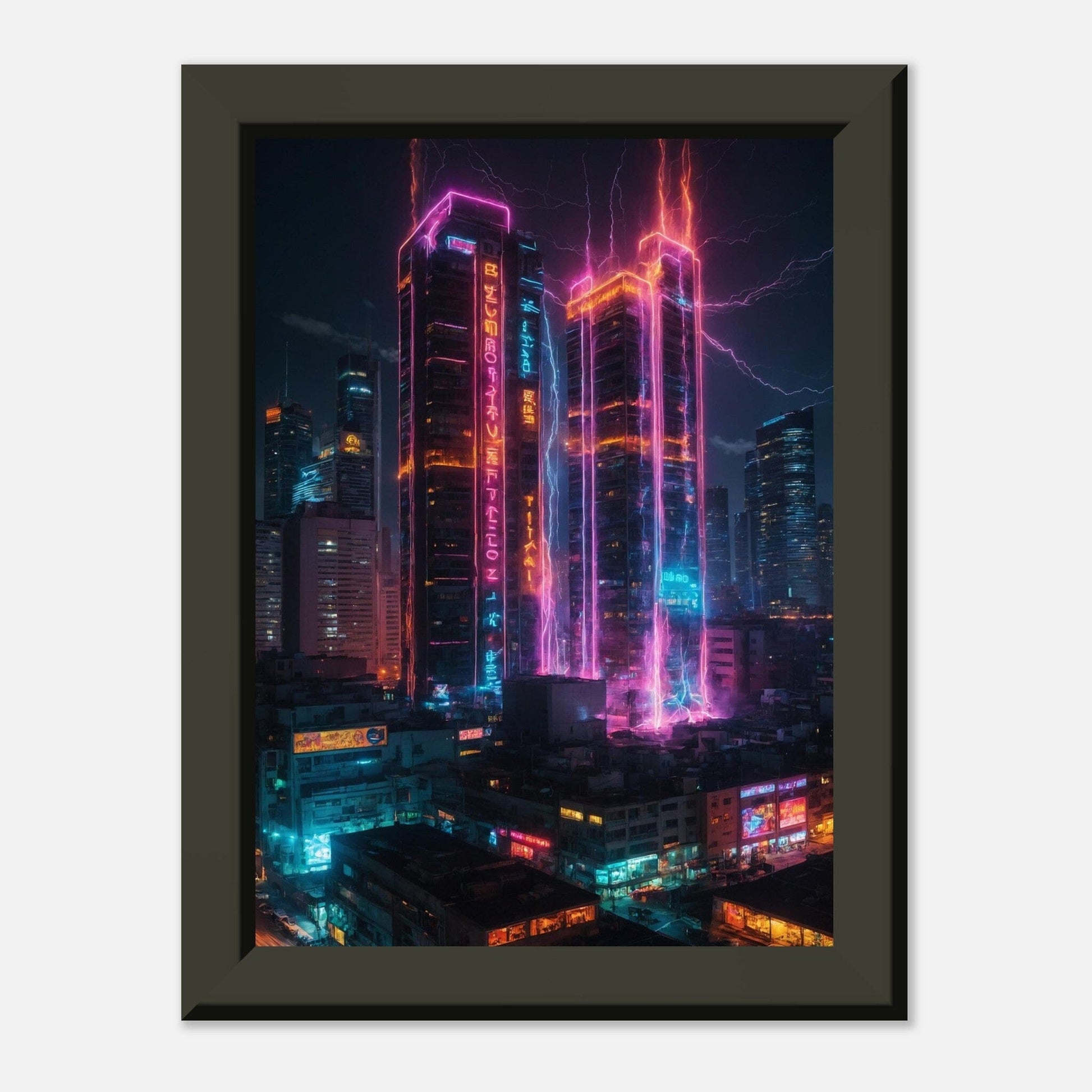 Electric Euphoria: Dynamic Delight Print Material Modern Masterpieces 13x18 cm / 5x7″ 