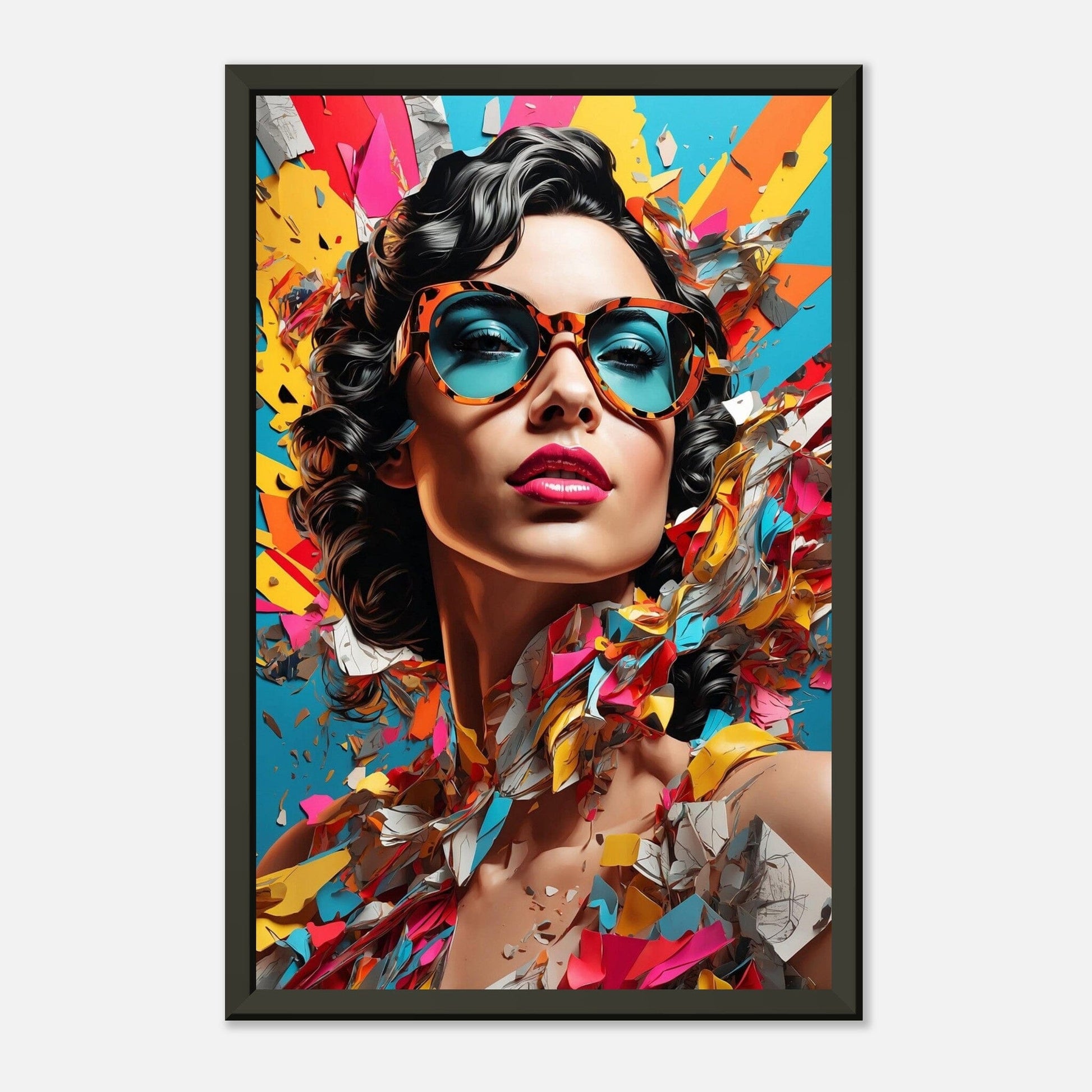 Epic Exuberance: Dynamic Heroic Fusion Print Material Modern Masterpieces 28x43 cm / XL (11x17″) 