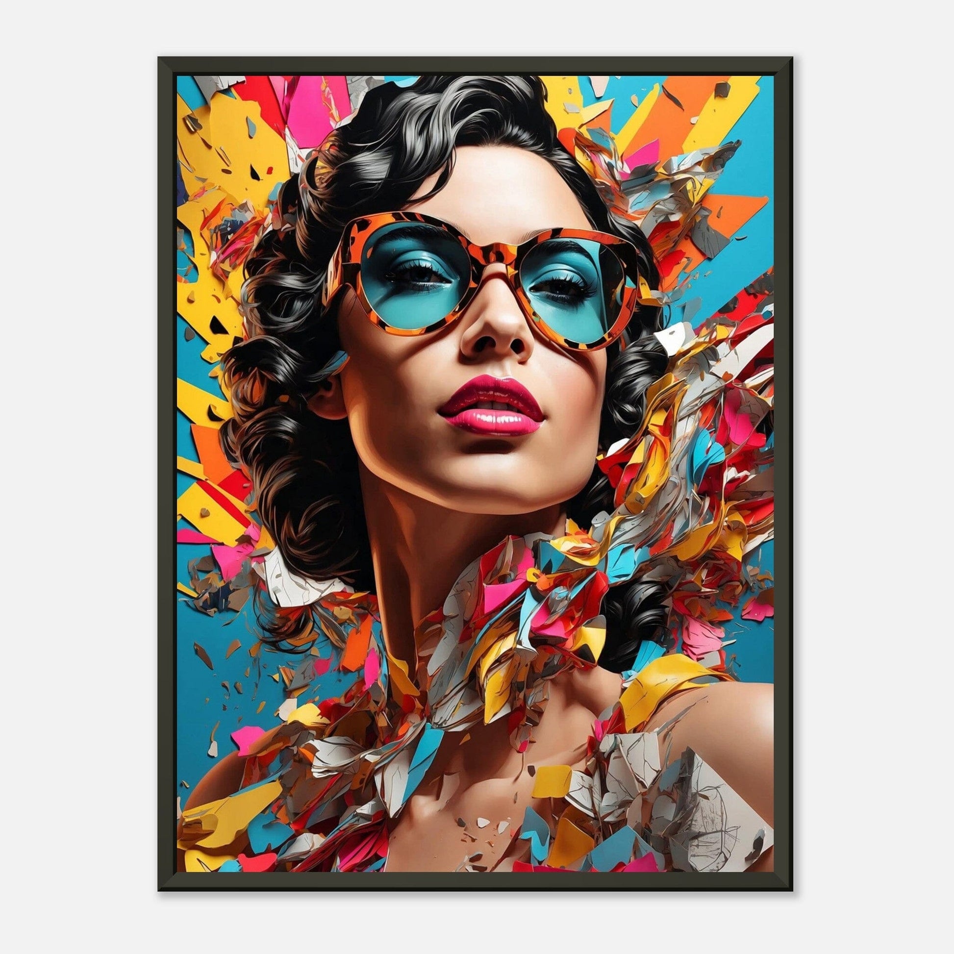 Epic Exuberance: Dynamic Heroic Fusion Print Material Modern Masterpieces 45x60 cm / 18x24″ 