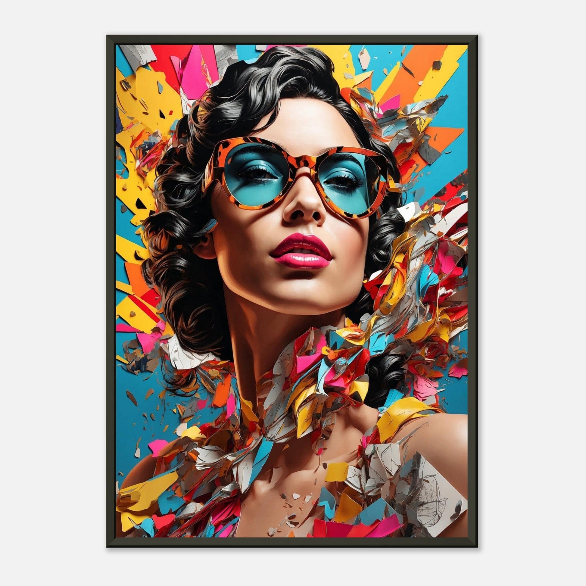 Epic Exuberance: Dynamic Heroic Fusion Print Material Modern Masterpieces 50x70 cm / 20x28″ 