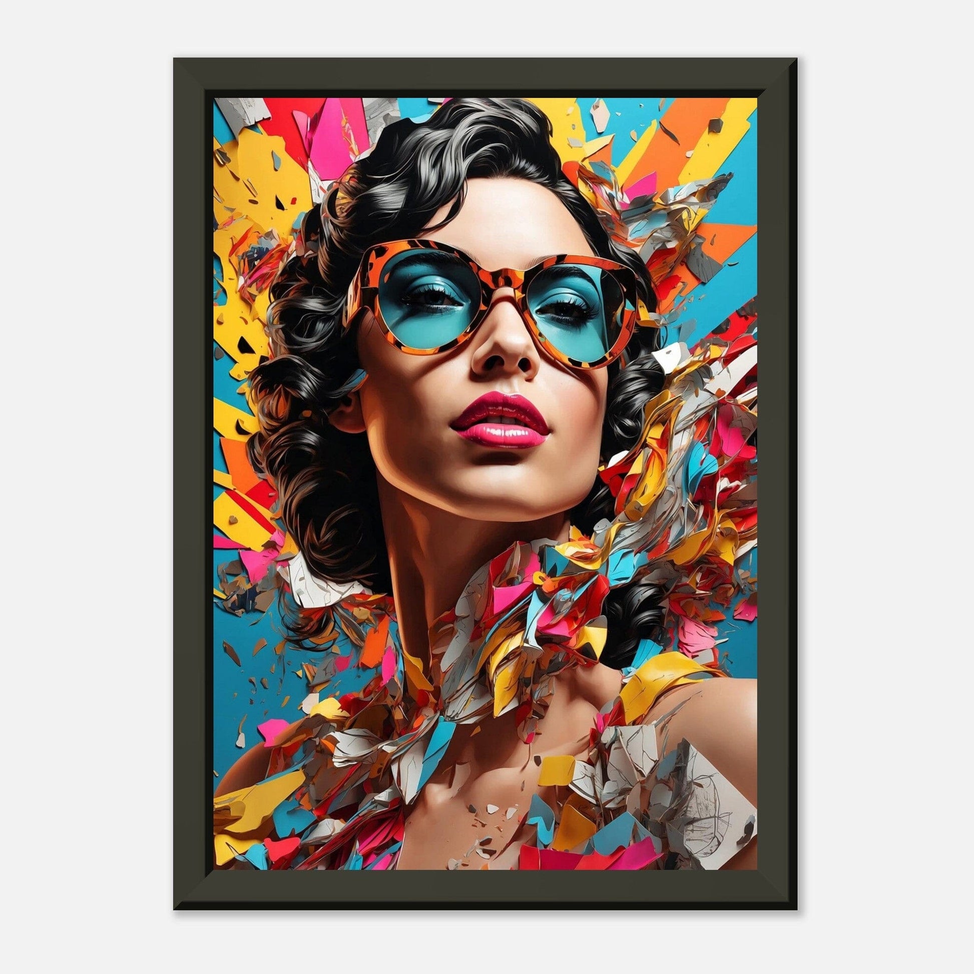 Epic Exuberance: Dynamic Heroic Fusion Print Material Modern Masterpieces A4 21x29.7 cm / 8x12″ 