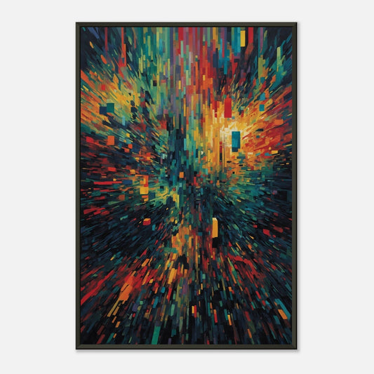 Ethereal Enigma: Abstract Expression Print Material Modern Masterpieces 60x90 cm / 24x36″ 
