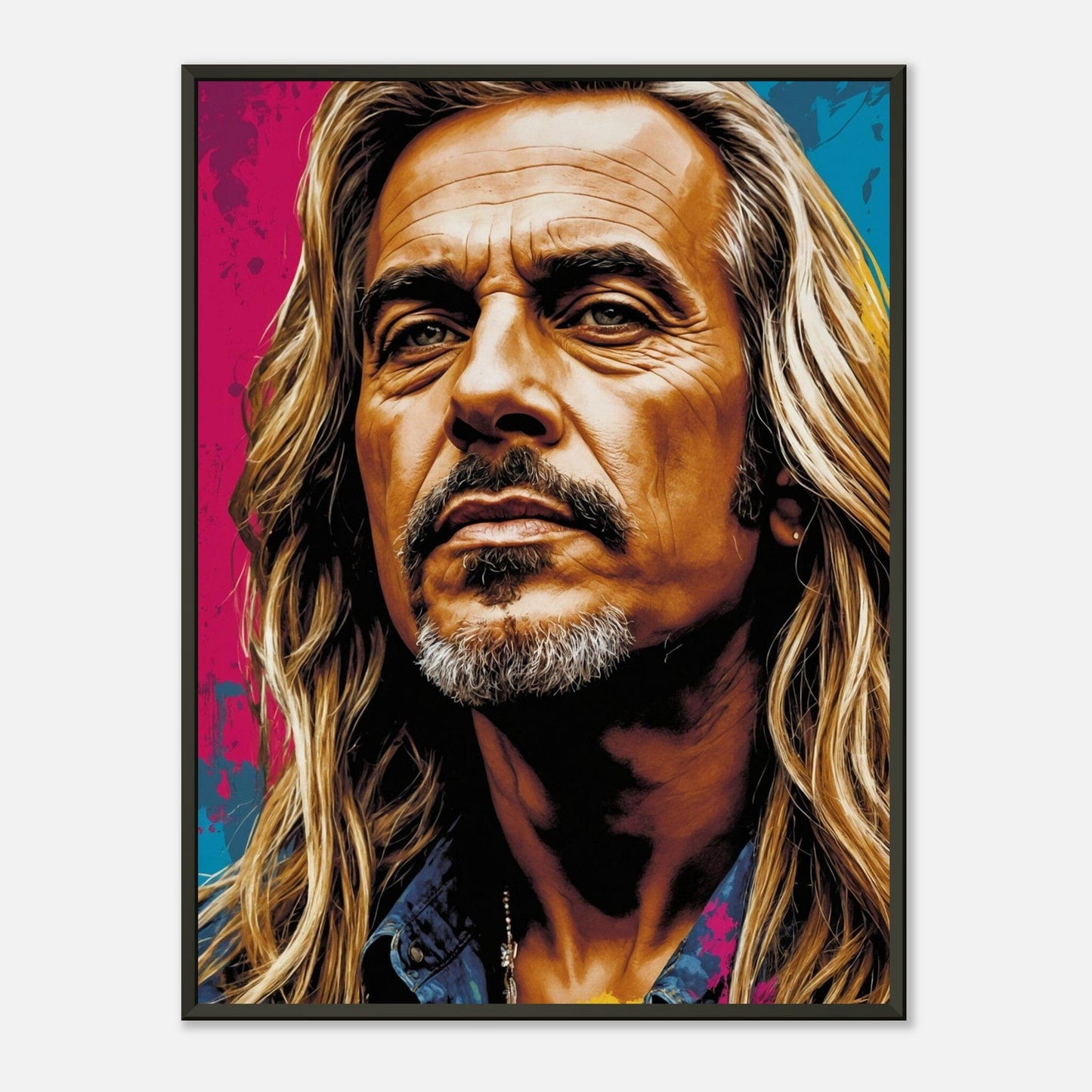 Famous Faces: Pop Art Legacy Print Material Modern Masterpieces 60x80 cm / 24x32″ 