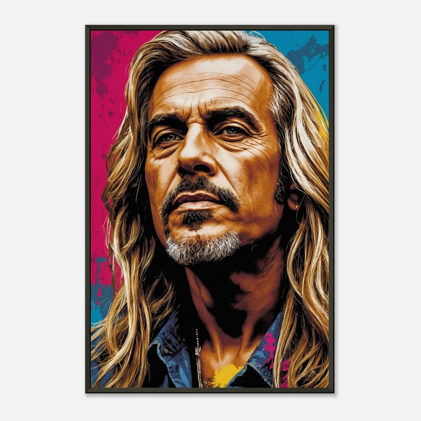 Famous Faces: Pop Art Legacy Print Material Modern Masterpieces 60x90 cm / 24x36″ 