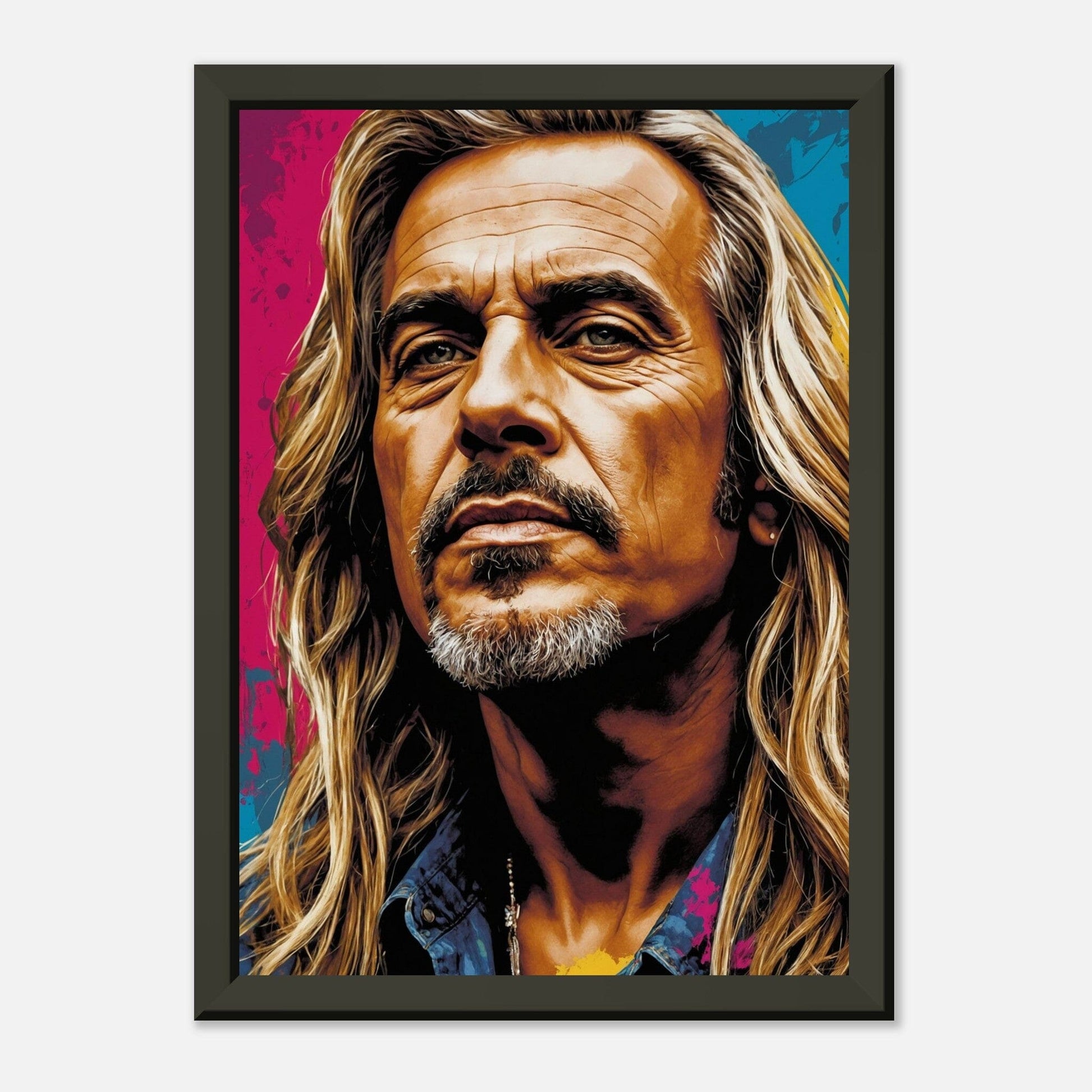 Famous Faces: Pop Art Legacy Print Material Modern Masterpieces A4 21x29.7 cm / 8x12″ 