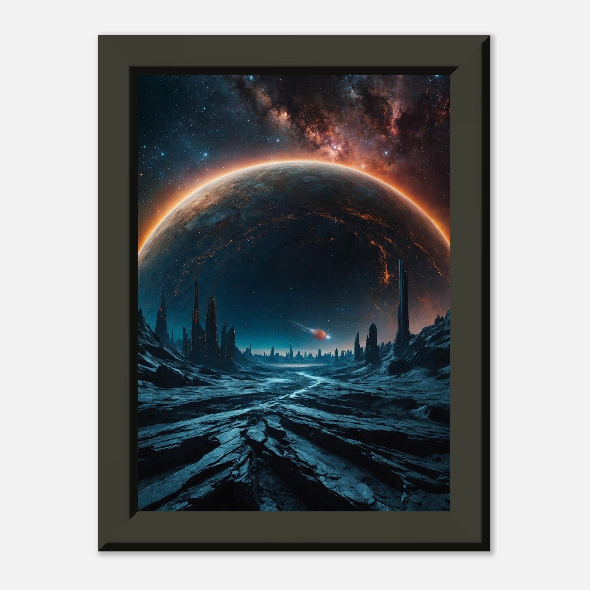 Galactic Gateway: Cosmic Odyssey Print Material Modern Masterpieces 13x18 cm / 5x7″ 