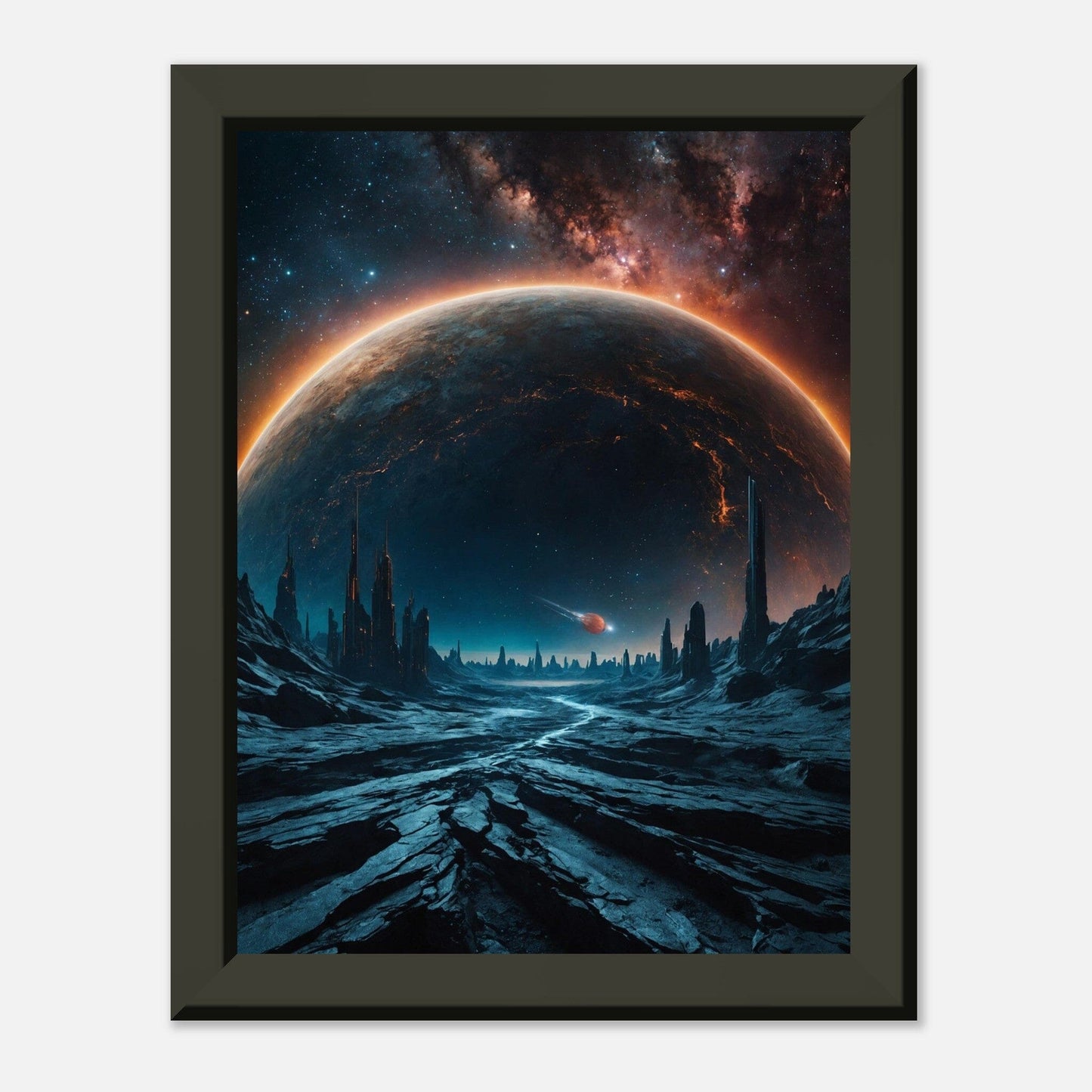 Galactic Gateway: Cosmic Odyssey Print Material Modern Masterpieces 15x20 cm / 6x8″ 