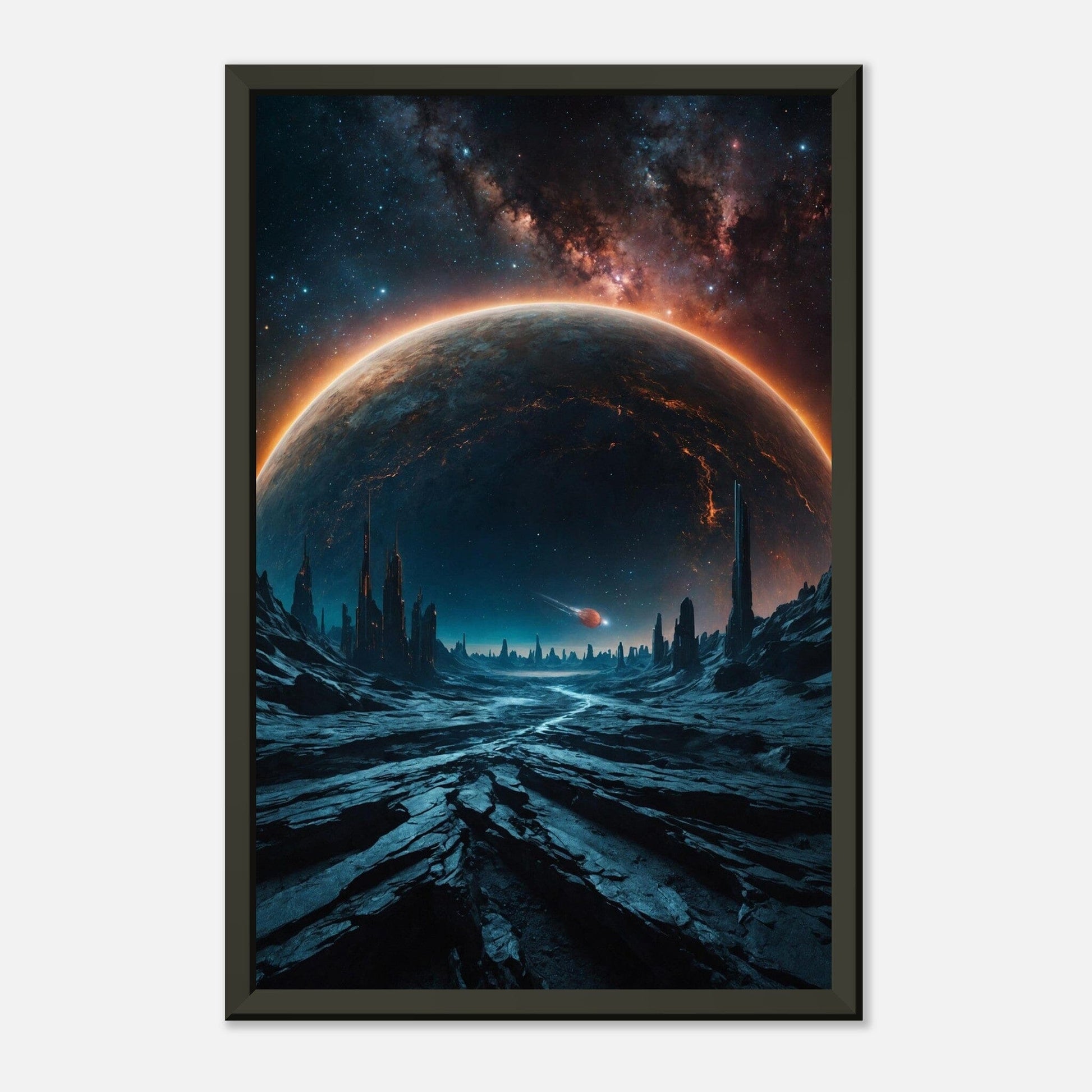 Galactic Gateway: Cosmic Odyssey Print Material Modern Masterpieces 28x43 cm / XL (11x17″) 