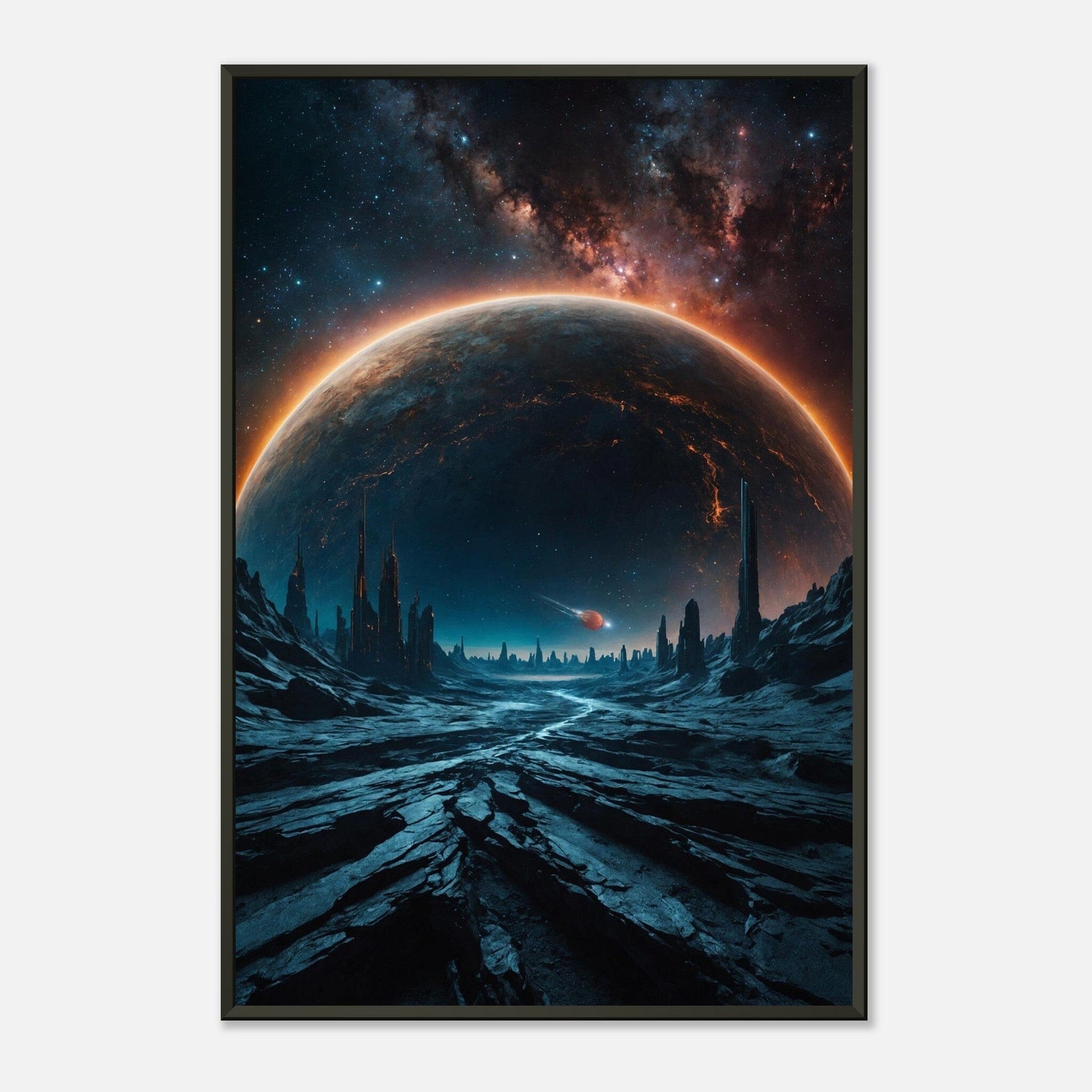 Galactic Gateway: Cosmic Odyssey Print Material Modern Masterpieces 60x90 cm / 24x36″ 