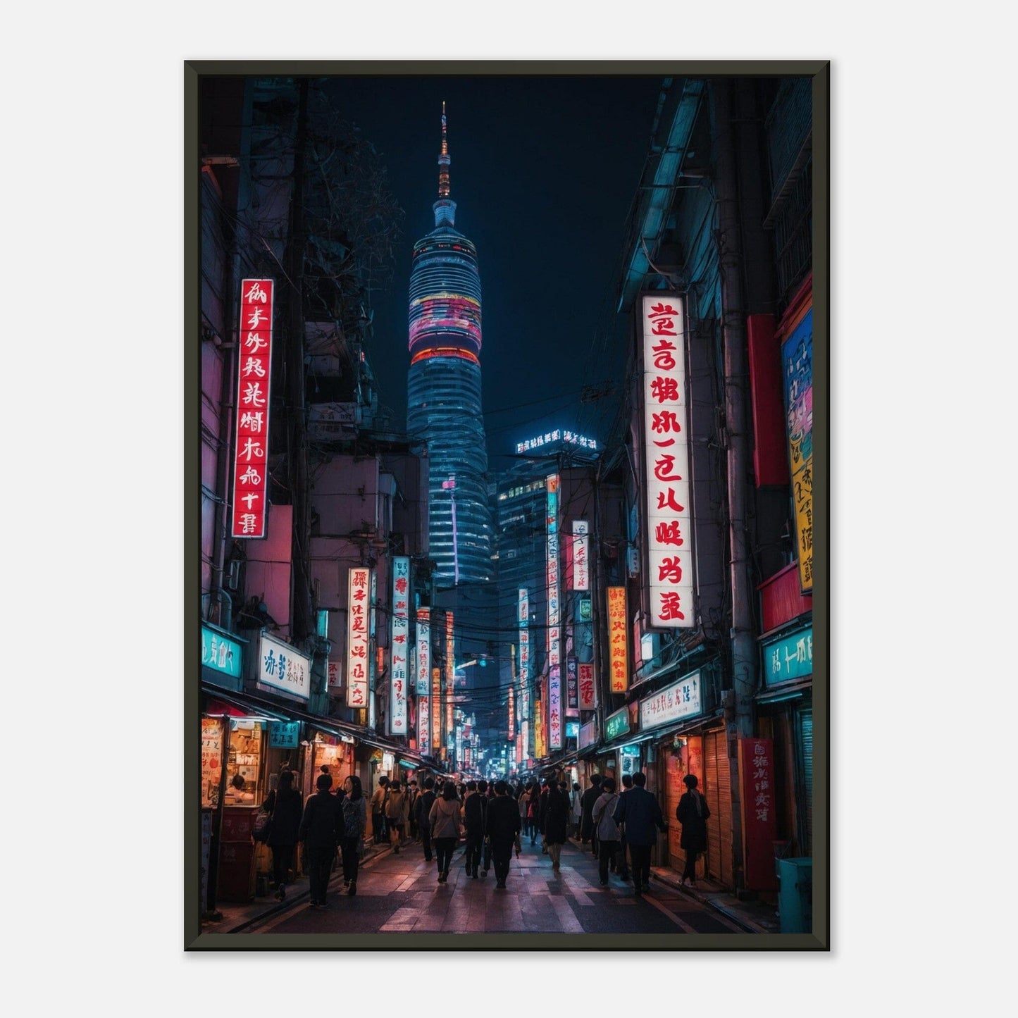 Golden Pagoda: Radiant Reverence Print Material Modern Masterpieces 50x70 cm / 20x28″ 