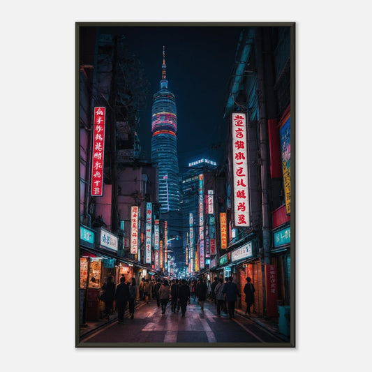 Golden Pagoda: Radiant Reverence Print Material Modern Masterpieces 60x90 cm / 24x36″ 