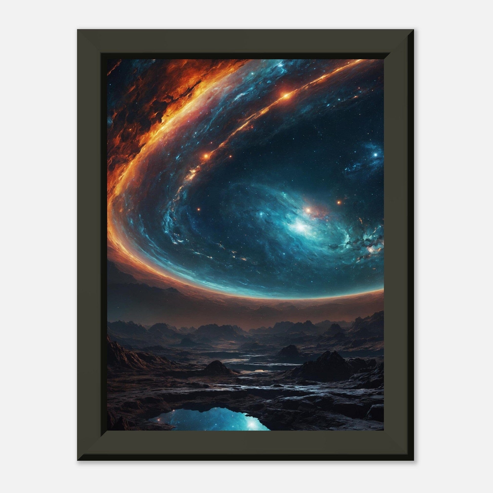 Interstellar Illusion: Infinite Infinity Print Material Modern Masterpieces 15x20 cm / 6x8″ 