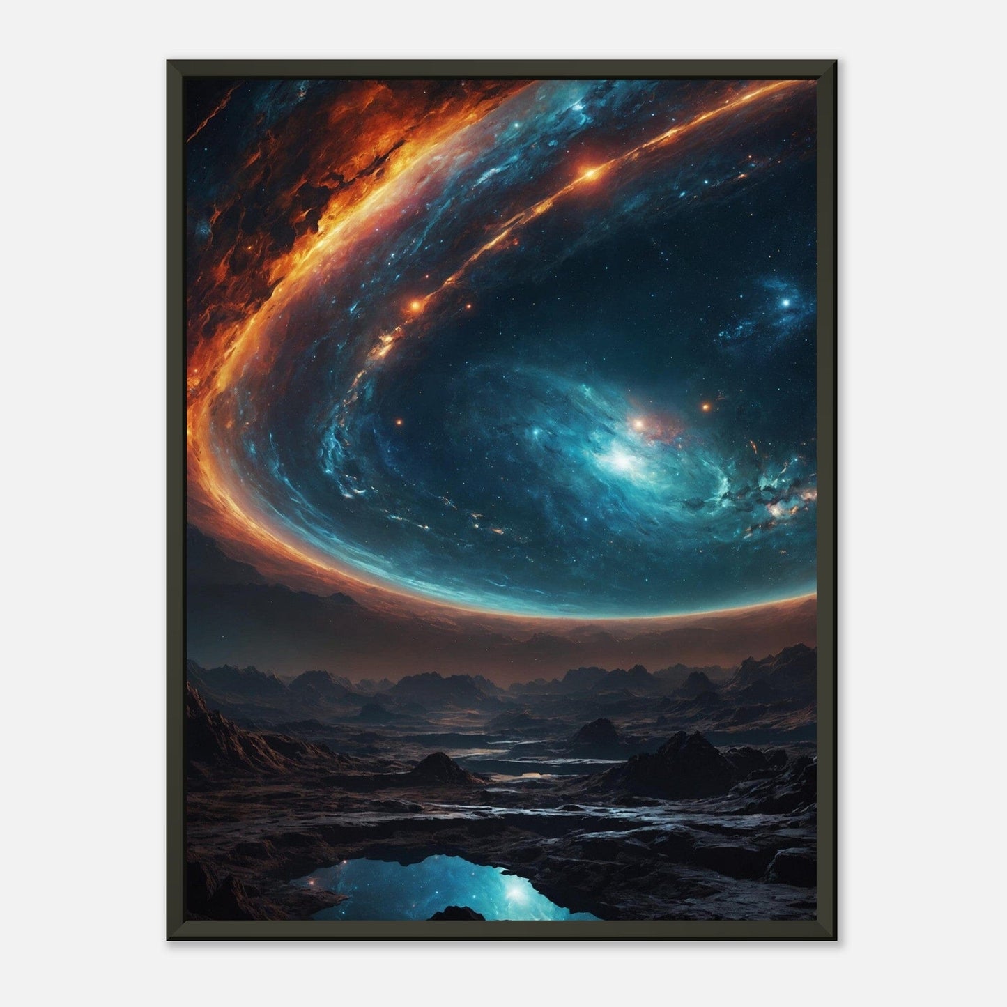 Interstellar Illusion: Infinite Infinity Print Material Modern Masterpieces 45x60 cm / 18x24″ 