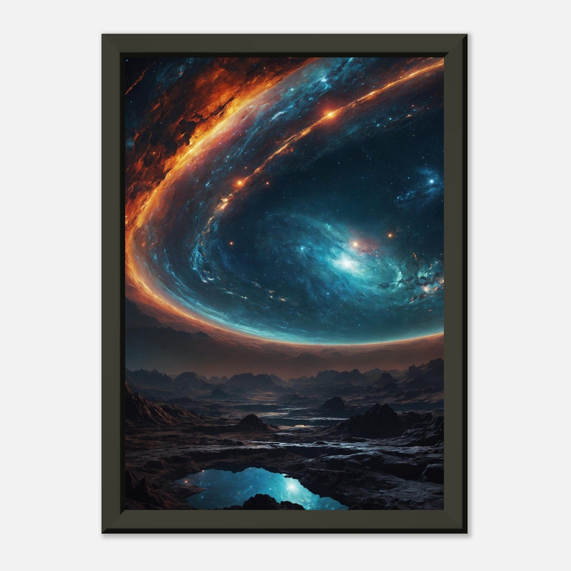 Interstellar Illusion: Infinite Infinity Print Material Modern Masterpieces A4 21x29.7 cm / 8x12″ 