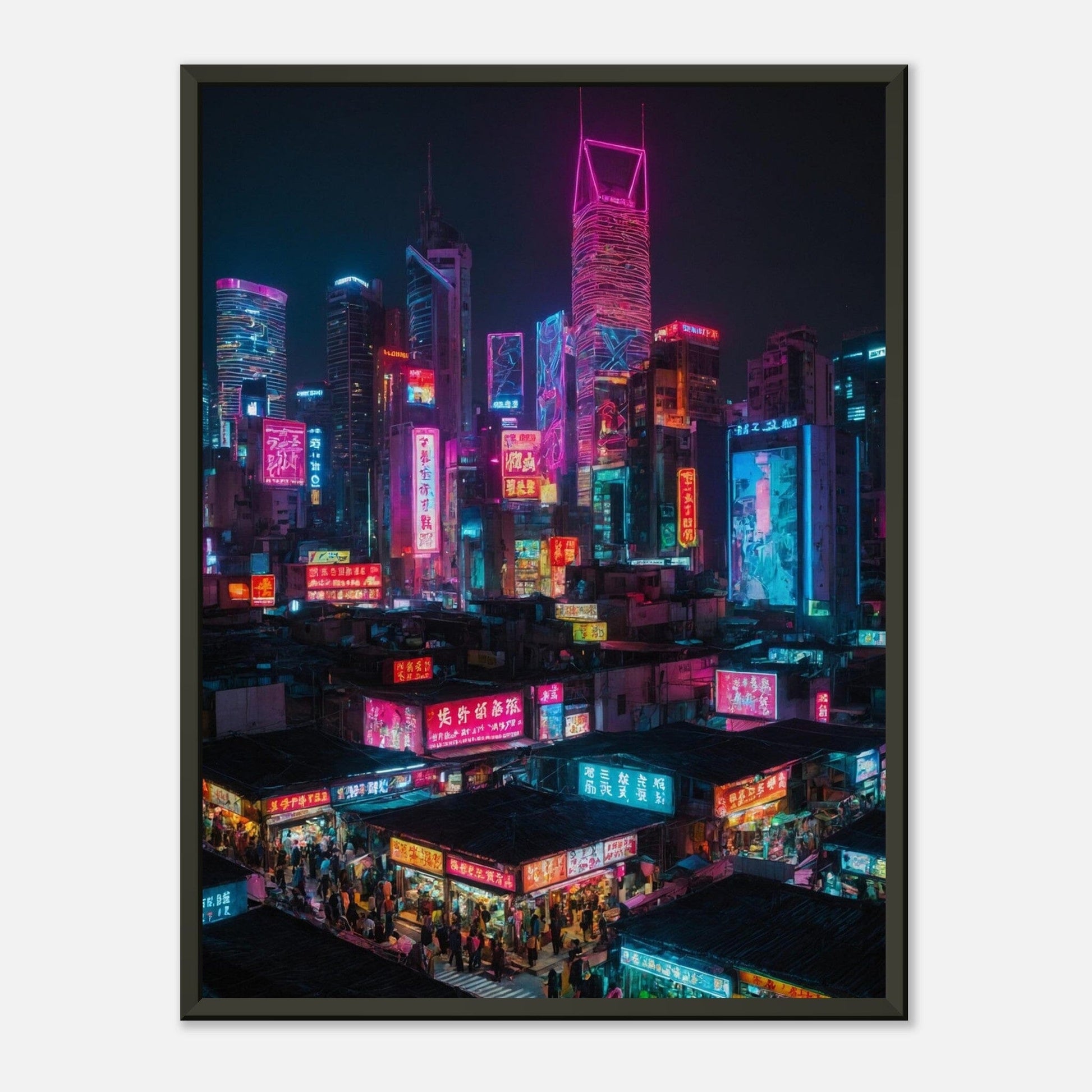 Koi Pond Kaleidoscope: Fluid Finesse Print Material Modern Masterpieces 45x60 cm / 18x24″ 