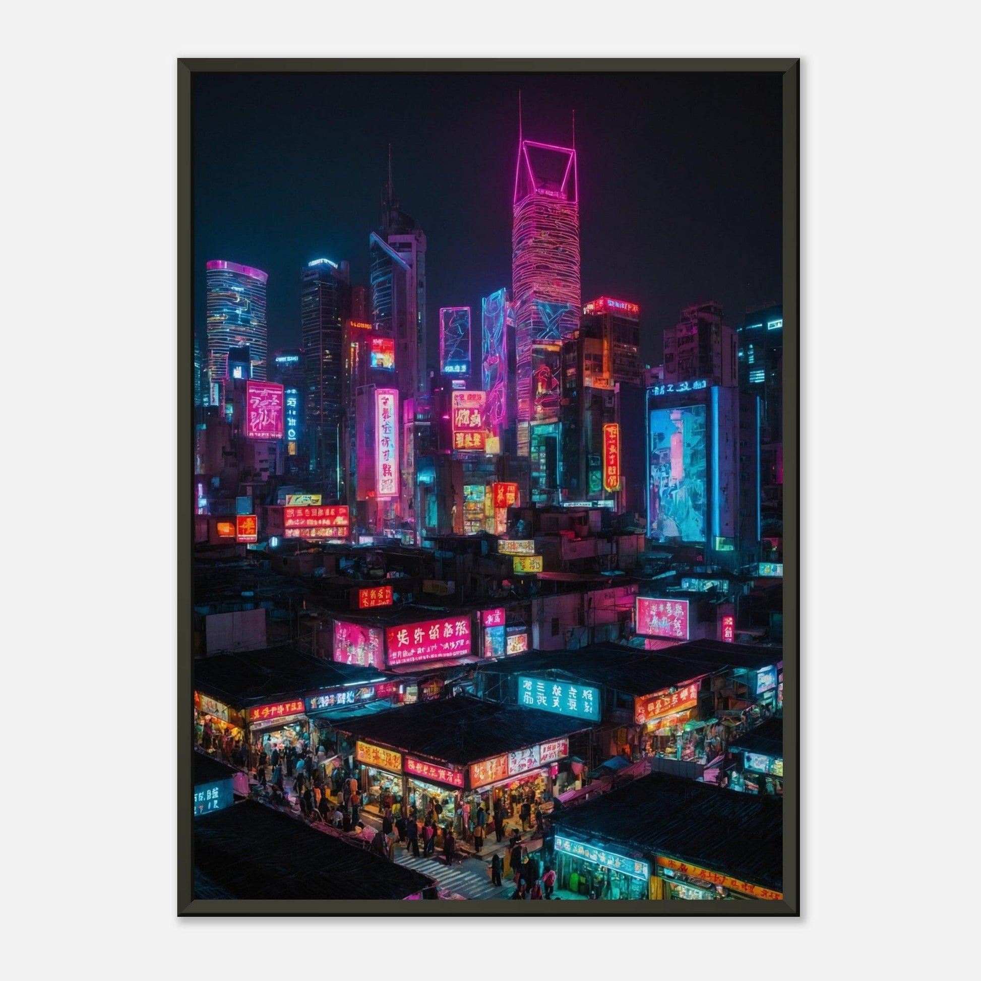 Koi Pond Kaleidoscope: Fluid Finesse Print Material Modern Masterpieces 50x70 cm / 20x28″ 