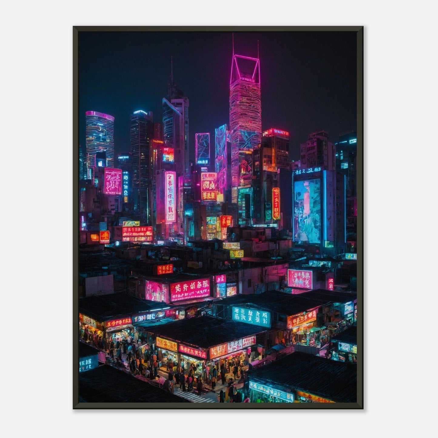 Koi Pond Kaleidoscope: Fluid Finesse Print Material Modern Masterpieces 60x80 cm / 24x32″ 