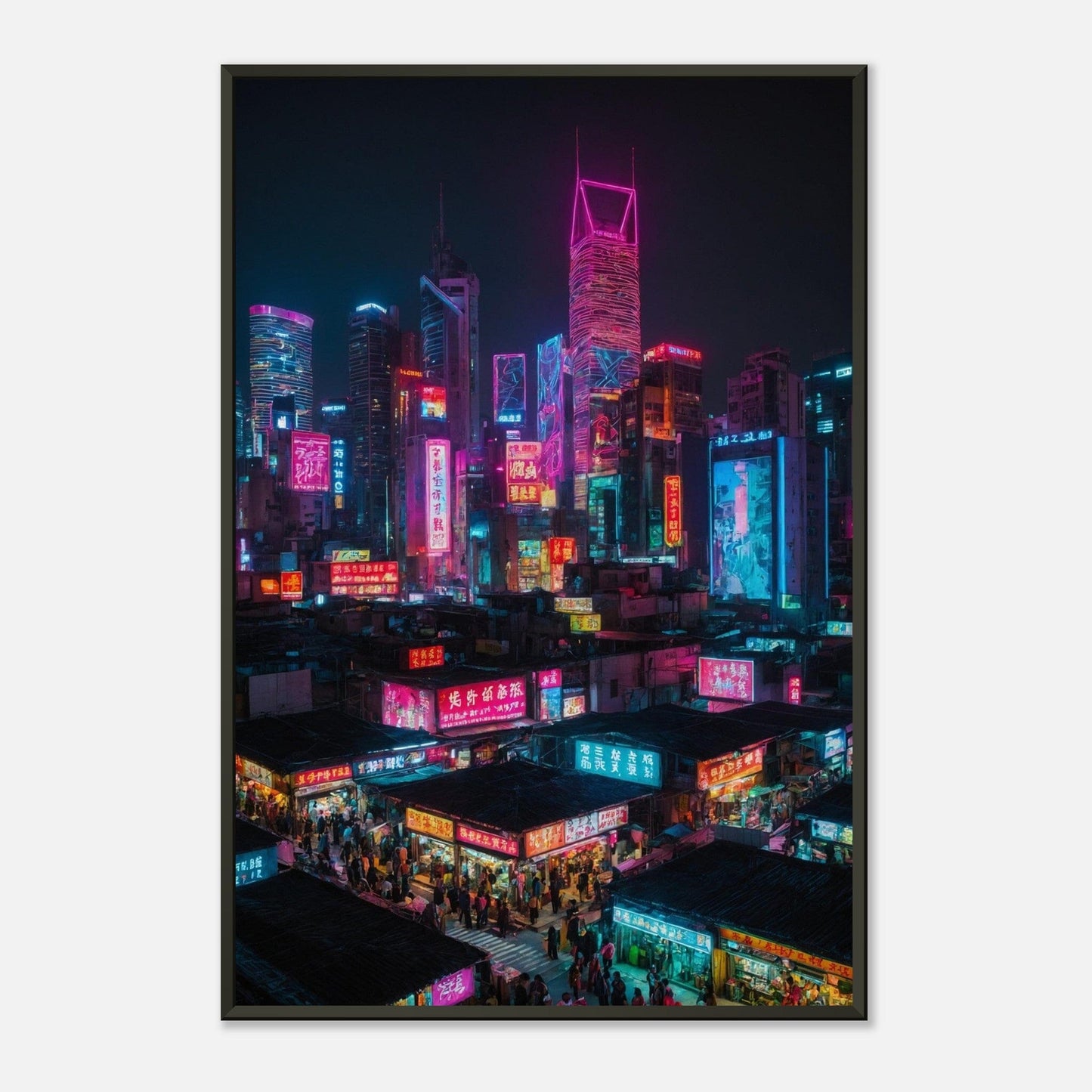 Koi Pond Kaleidoscope: Fluid Finesse Print Material Modern Masterpieces 60x90 cm / 24x36″ 