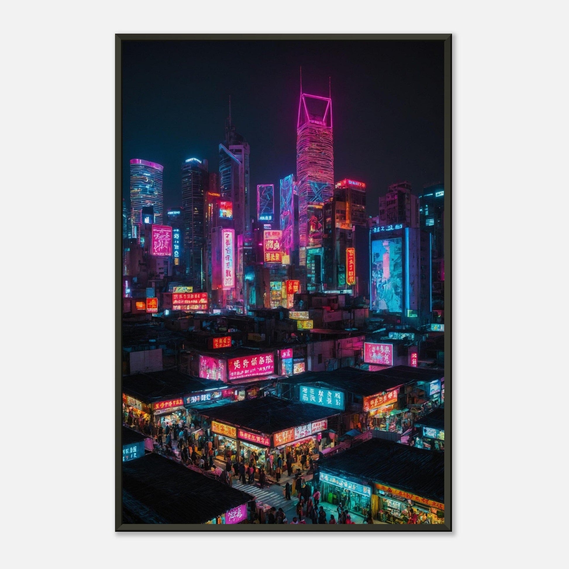 Koi Pond Kaleidoscope: Fluid Finesse Print Material Modern Masterpieces 60x90 cm / 24x36″ 