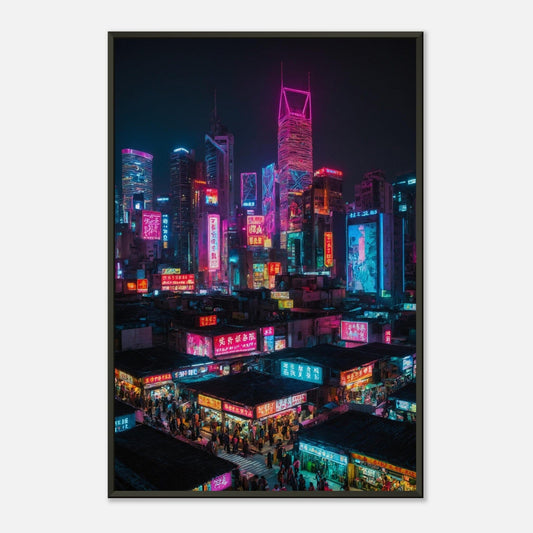 Koi Pond Kaleidoscope: Fluid Finesse Print Material Modern Masterpieces 60x90 cm / 24x36″ 