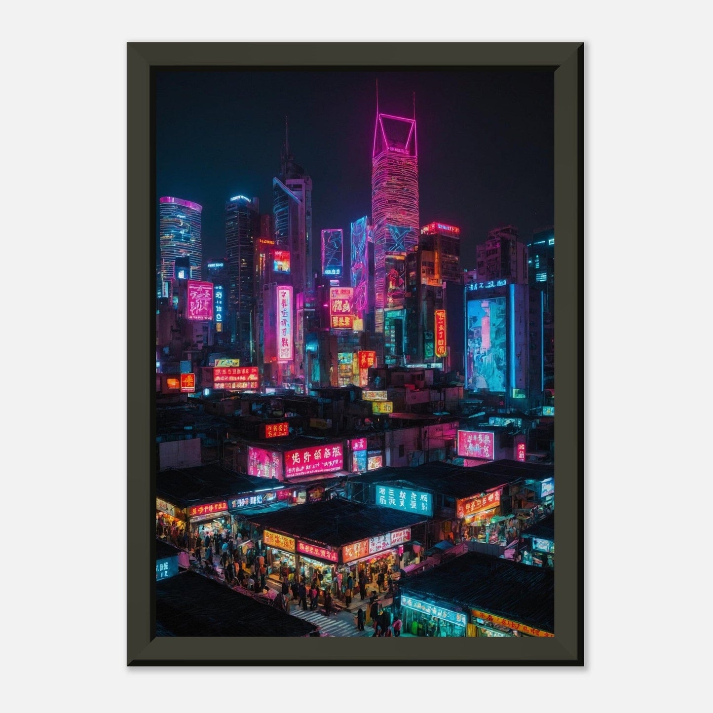 Koi Pond Kaleidoscope: Fluid Finesse Print Material Modern Masterpieces A4 21x29.7 cm / 8x12″ 