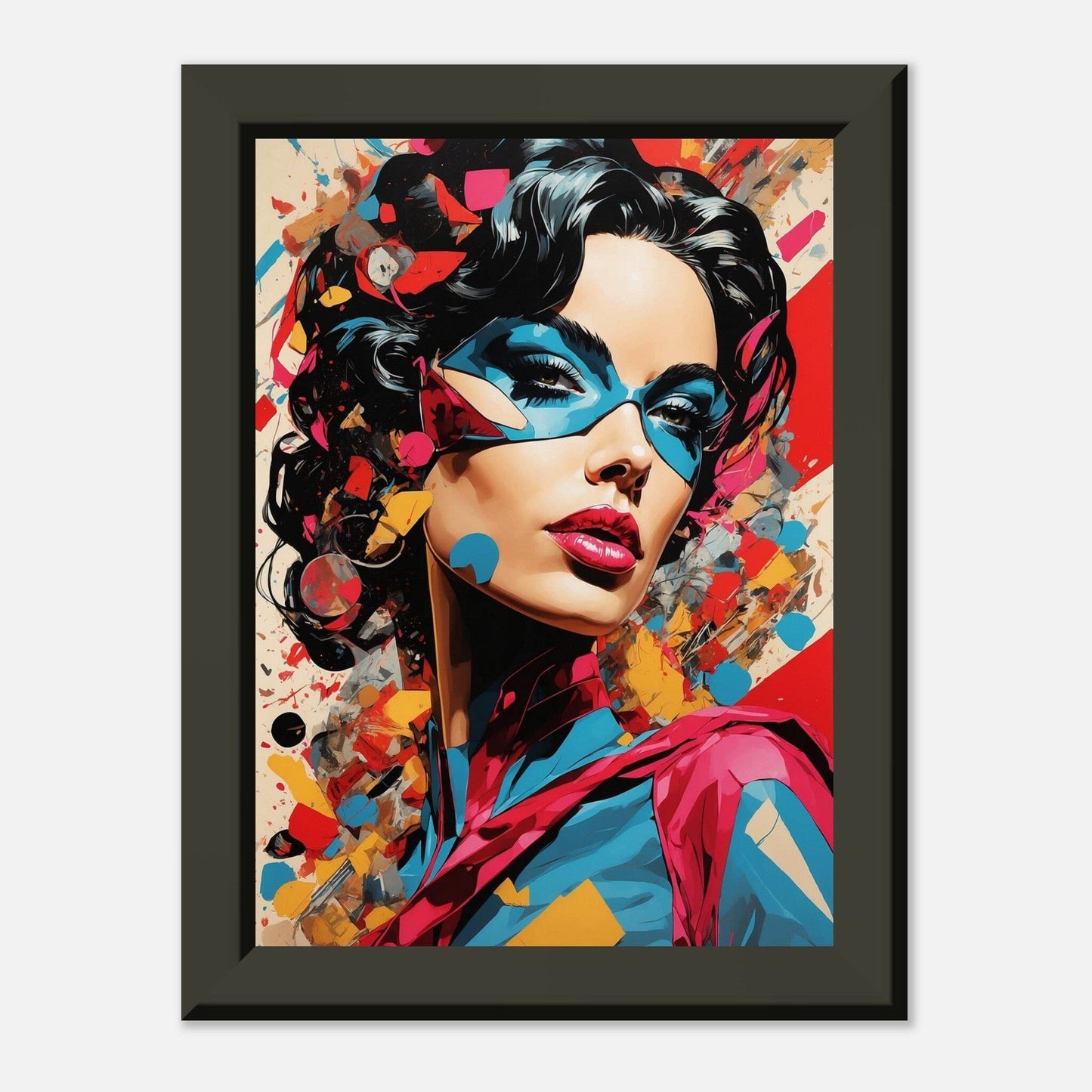 Legendary Lineup: Heroic Pop Art Print Material Modern Masterpieces 13x18 cm / 5x7″ 