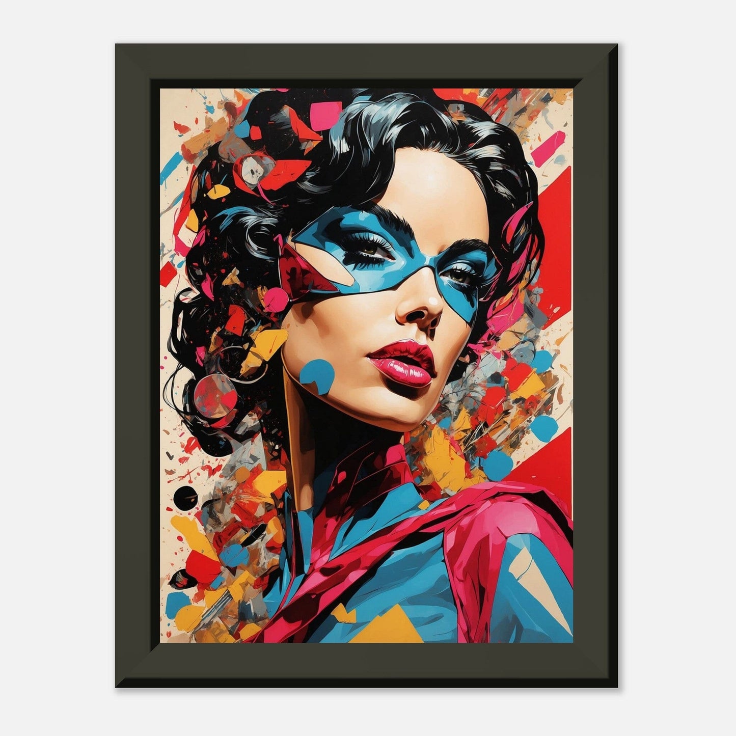 Legendary Lineup: Heroic Pop Art Print Material Modern Masterpieces 15x20 cm / 6x8″ 