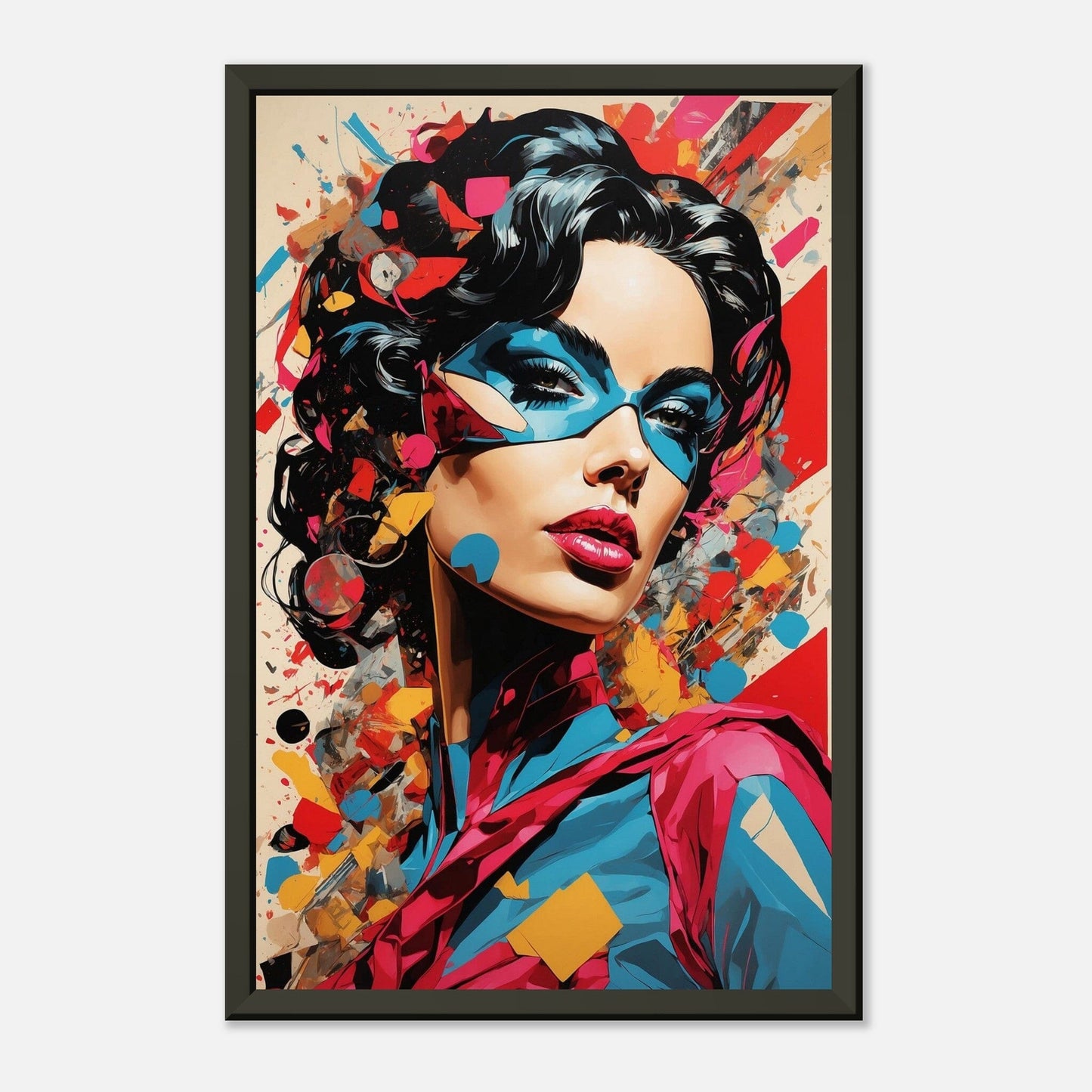 Legendary Lineup: Heroic Pop Art Print Material Modern Masterpieces 28x43 cm / XL (11x17″) 