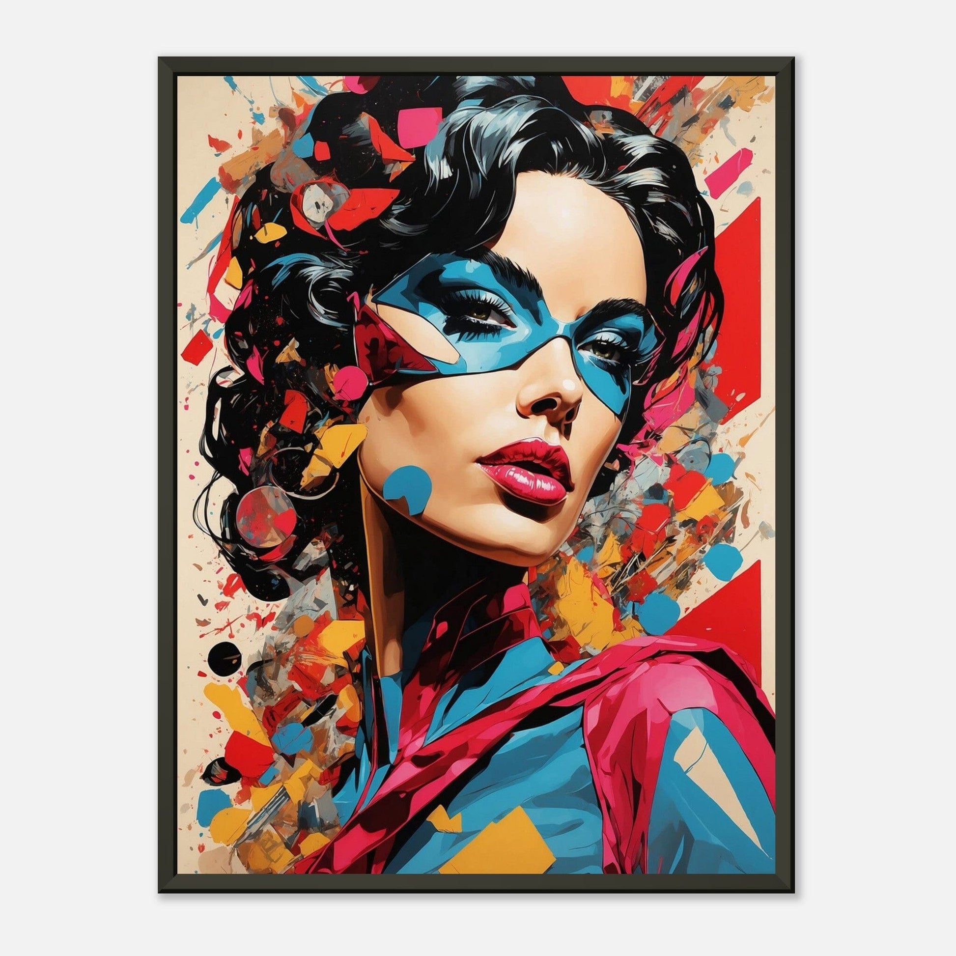 Legendary Lineup: Heroic Pop Art Print Material Modern Masterpieces 45x60 cm / 18x24″ 