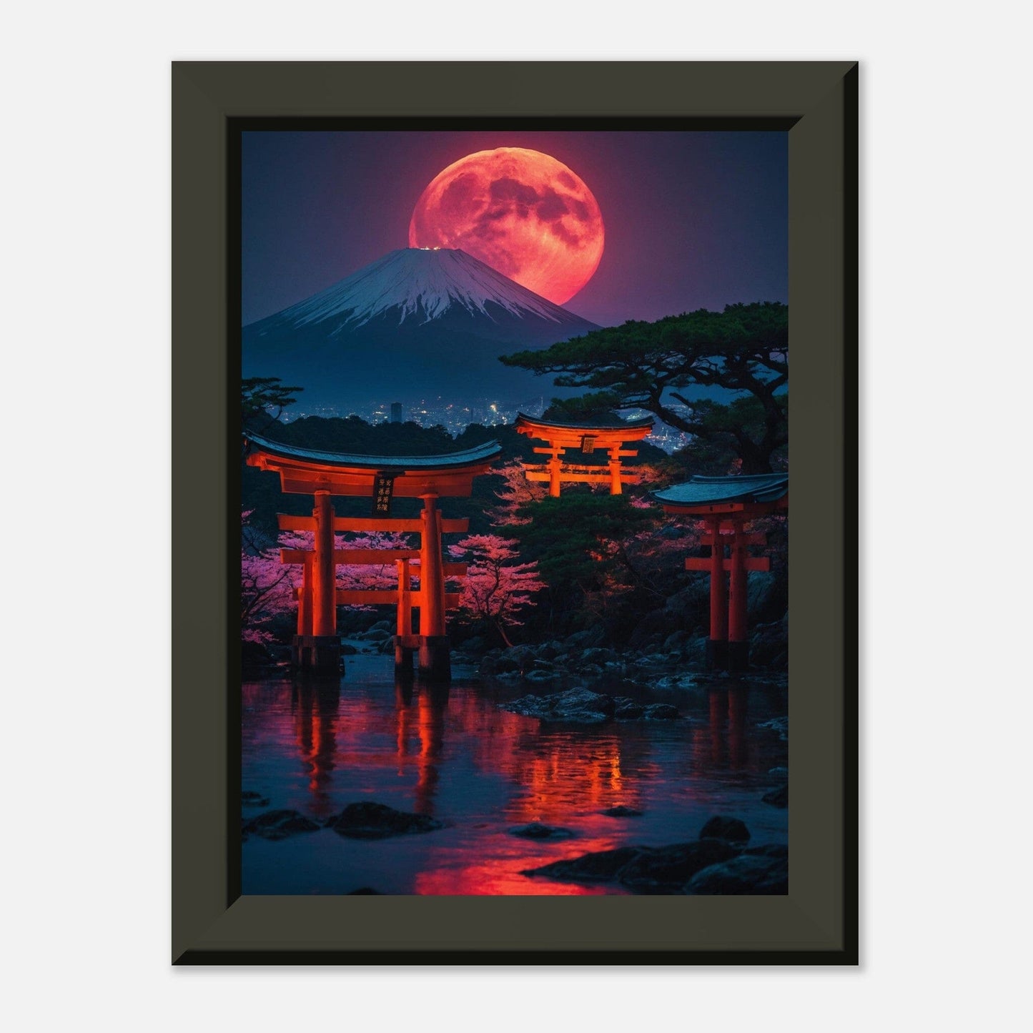 Lotus Lullaby: Serenity in Bloom Print Material Modern Masterpieces 13x18 cm / 5x7″ 