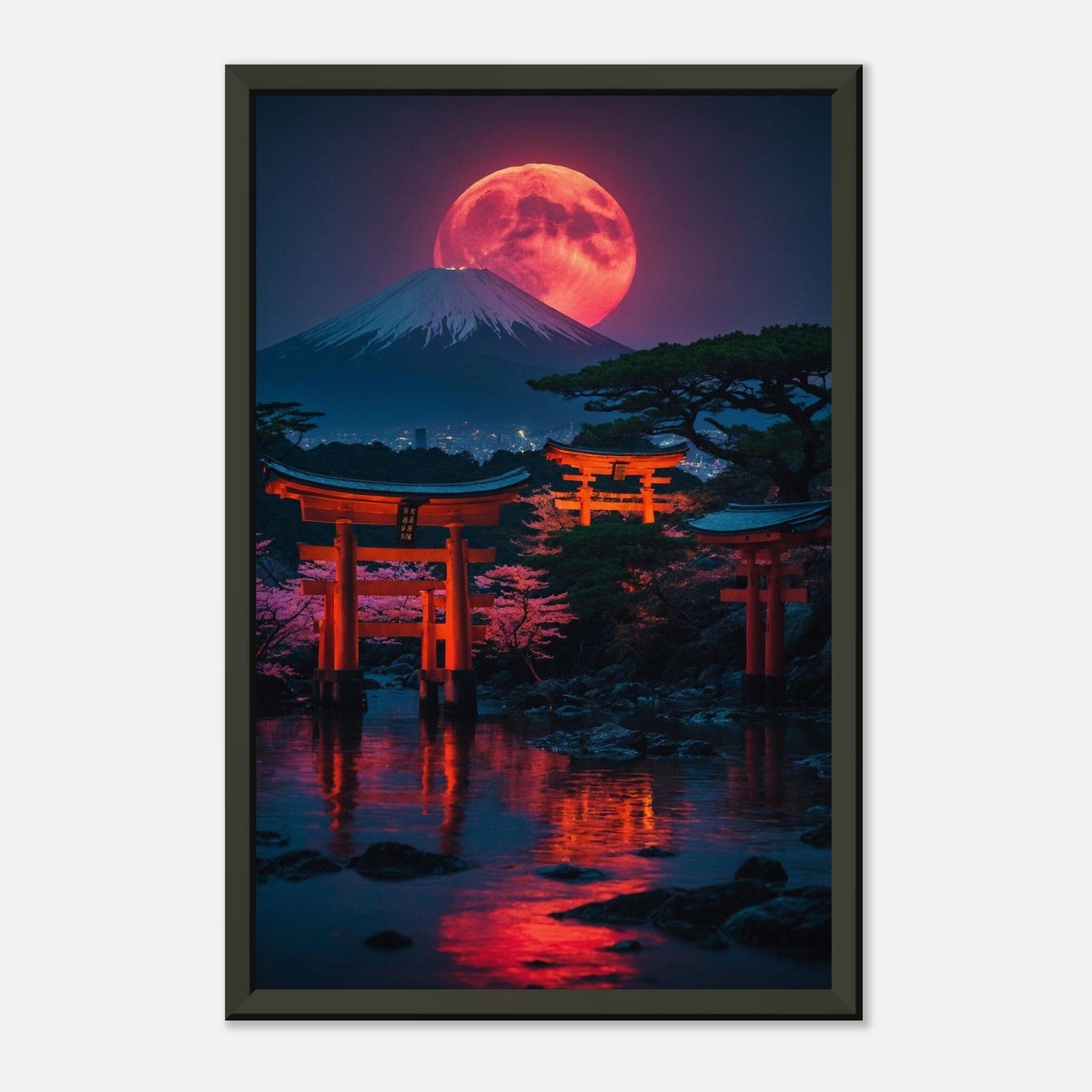 Lotus Lullaby: Serenity in Bloom Print Material Modern Masterpieces 28x43 cm / XL (11x17″) 