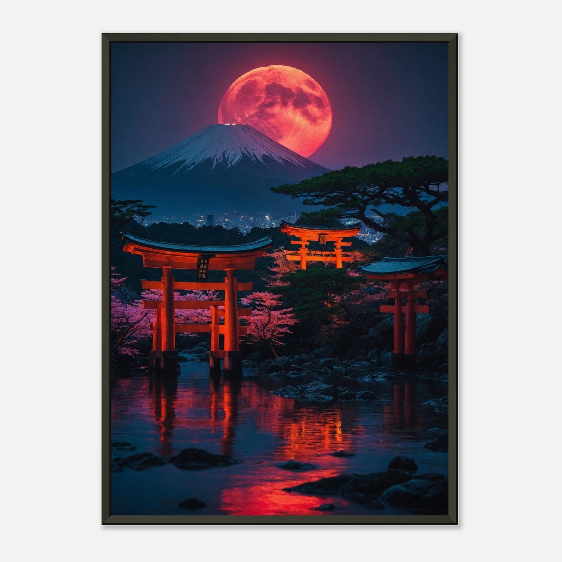 Lotus Lullaby: Serenity in Bloom Print Material Modern Masterpieces 50x70 cm / 20x28″ 