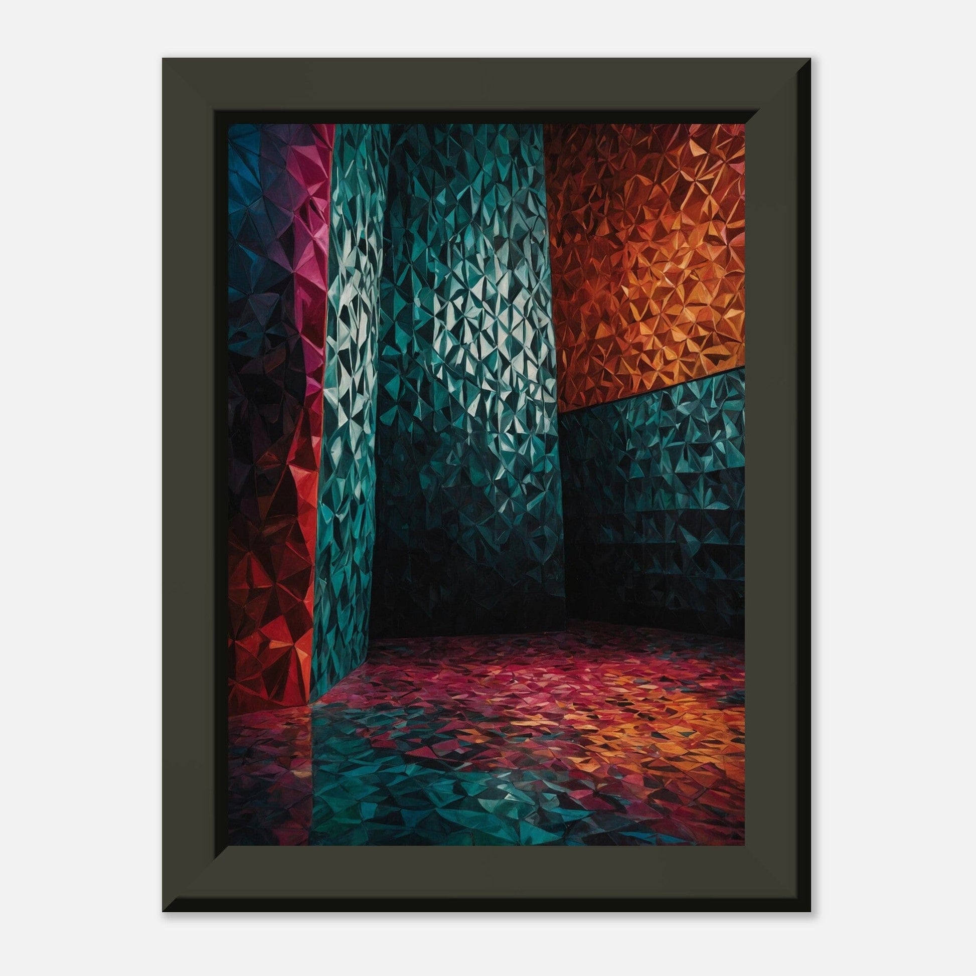 Luminous Labyrinth: Vivid Visionary Print Material Modern Masterpieces 13x18 cm / 5x7″ 