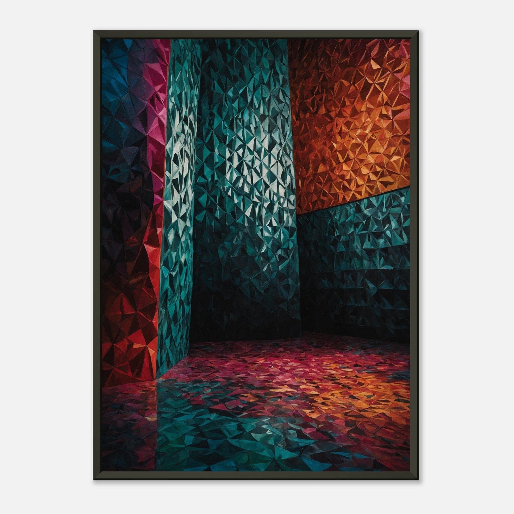 Luminous Labyrinth: Vivid Visionary Print Material Modern Masterpieces 50x70 cm / 20x28″ 