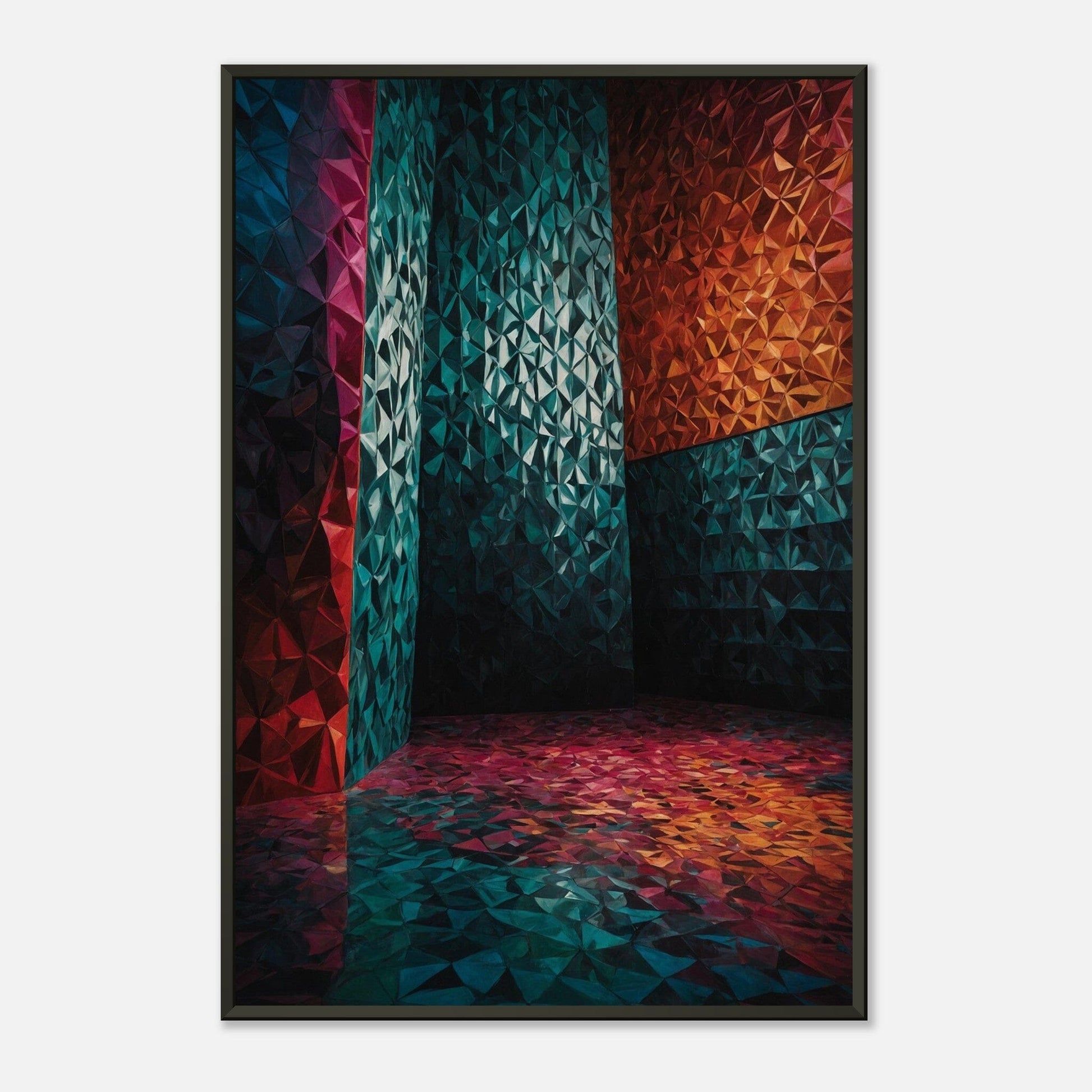 Luminous Labyrinth: Vivid Visionary Print Material Modern Masterpieces 60x90 cm / 24x36″ 