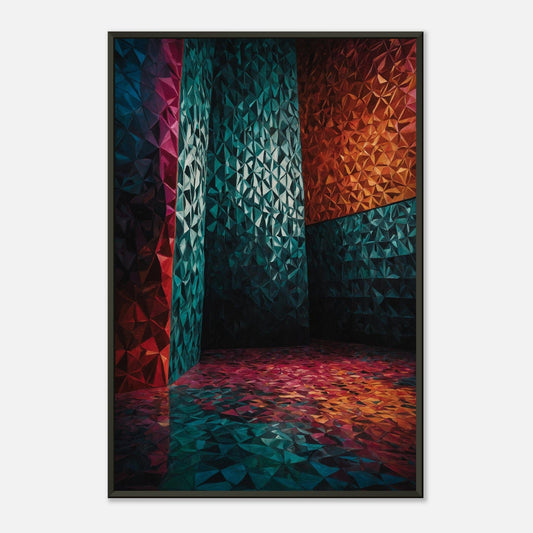 Luminous Labyrinth: Vivid Visionary Print Material Modern Masterpieces 60x90 cm / 24x36″ 