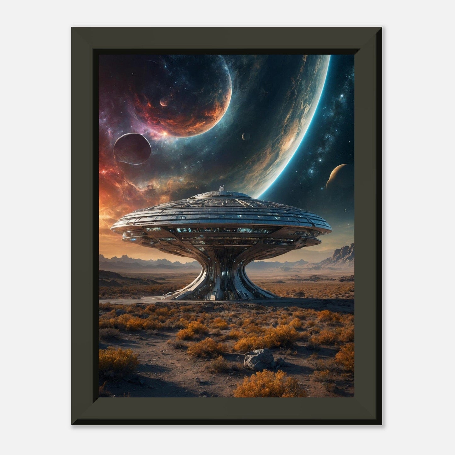 Nebula Nexus: Cosmic Cascade Print Material Modern Masterpieces 15x20 cm / 6x8″ 