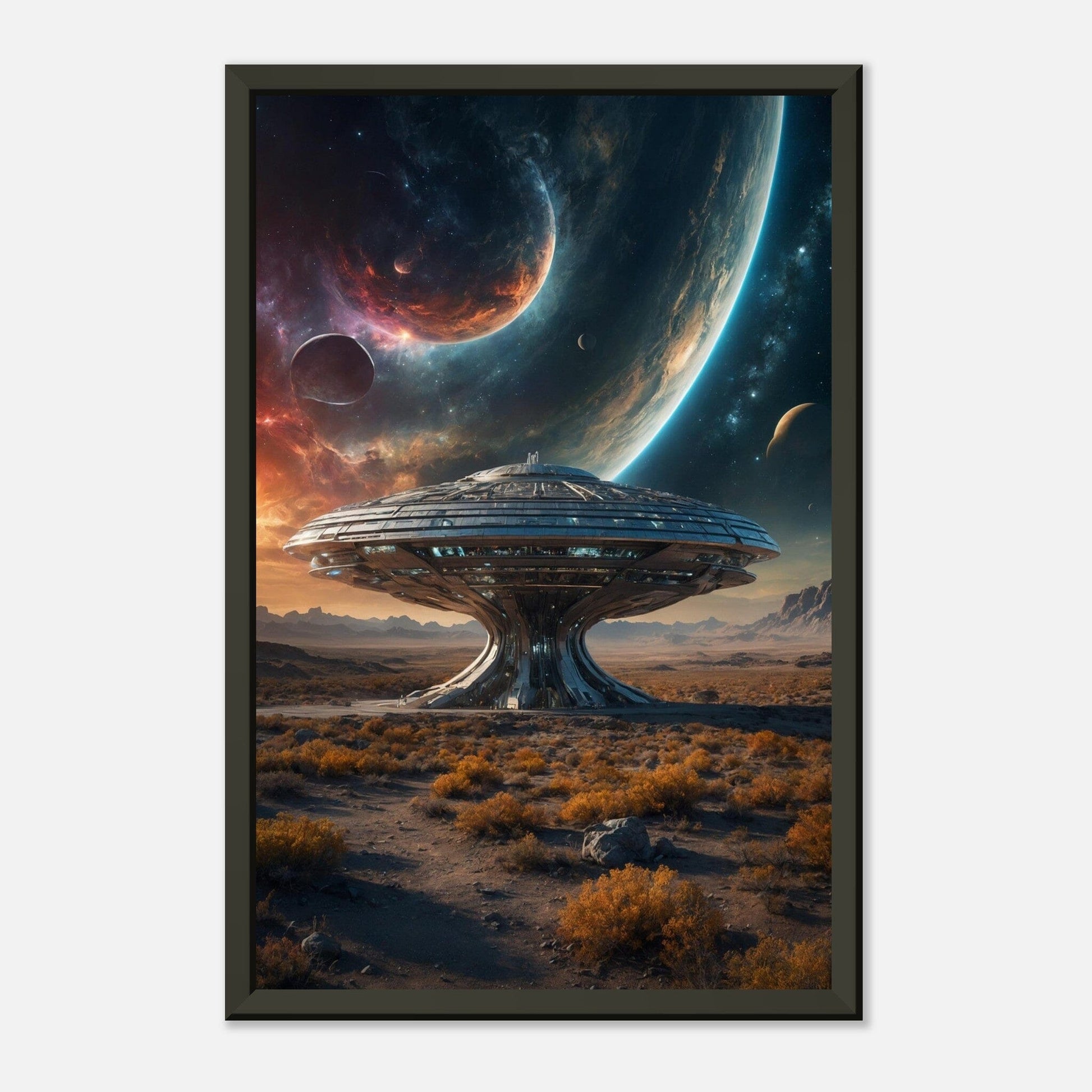 Nebula Nexus: Cosmic Cascade Print Material Modern Masterpieces 28x43 cm / XL (11x17″) 