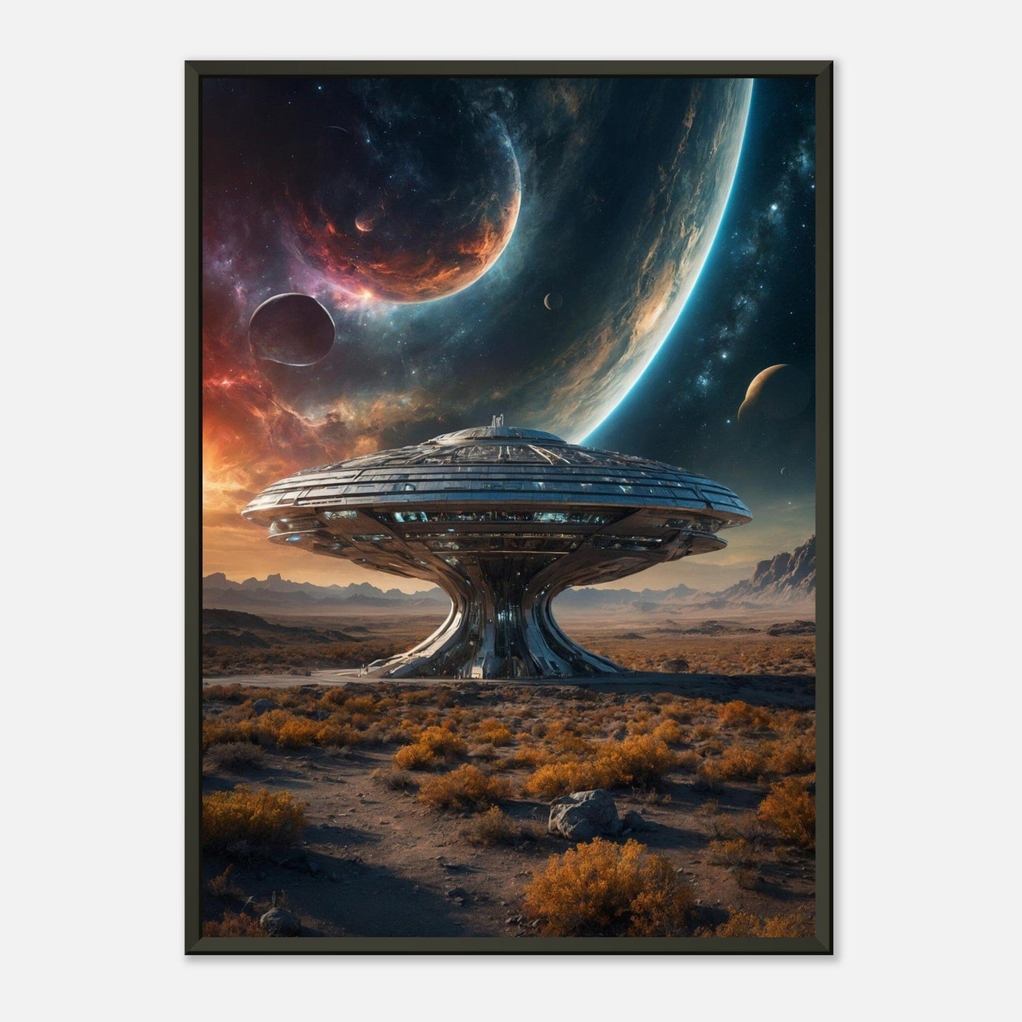 Nebula Nexus: Cosmic Cascade Print Material Modern Masterpieces 50x70 cm / 20x28″ 