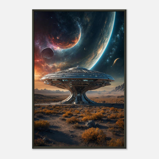 Nebula Nexus: Cosmic Cascade Print Material Modern Masterpieces 60x90 cm / 24x36″ 