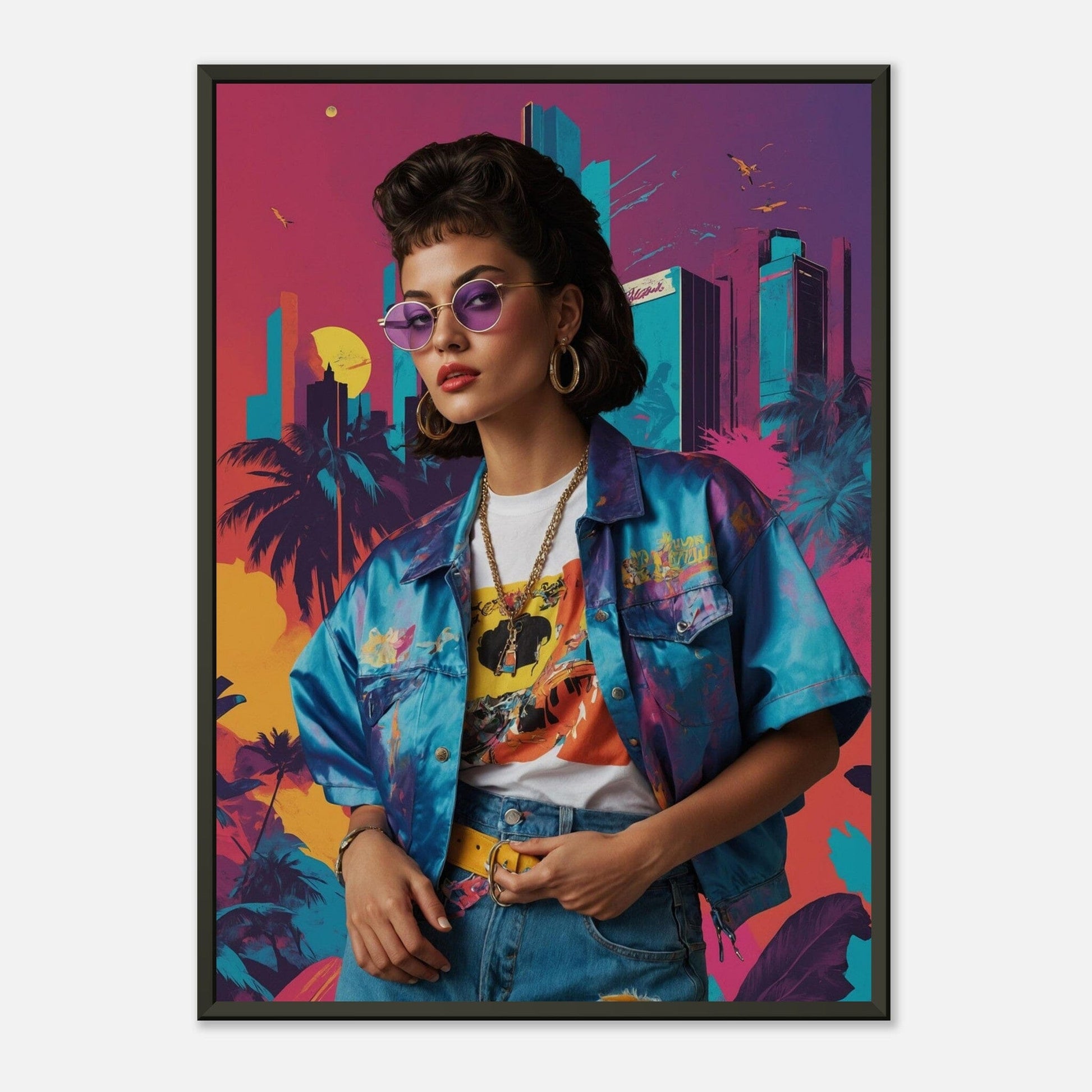 Pop Culture Playground: '90s Remix Print Material Modern Masterpieces 50x70 cm / 20x28″ 