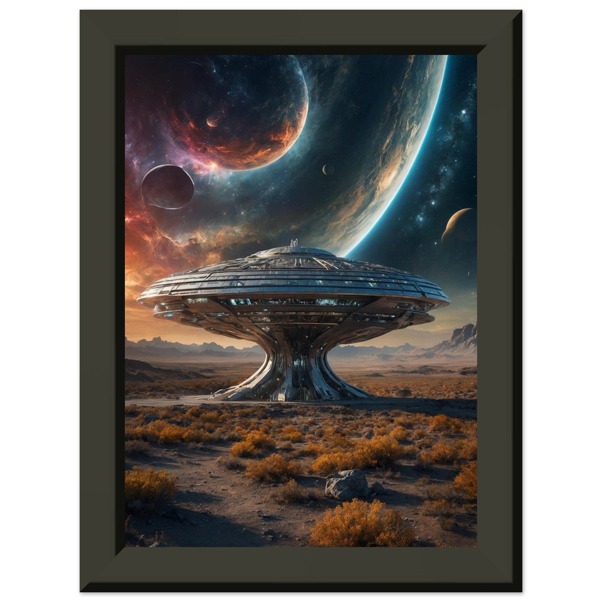 Premium Matte Paper Metal Framed Poster - Stilvolle Kunst in robustem Metallrahmen Print Material Modern Masterpieces 13x18 cm / 5x7″ 