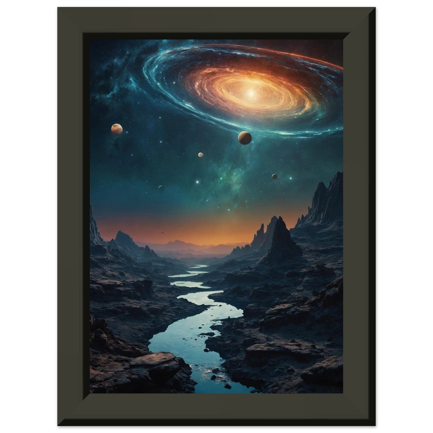 Premium Matte Paper Metal Framed Poster - Stilvolle Kunst in robustem Metallrahmen Print Material Modern Masterpieces 13x18 cm / 5x7″ 