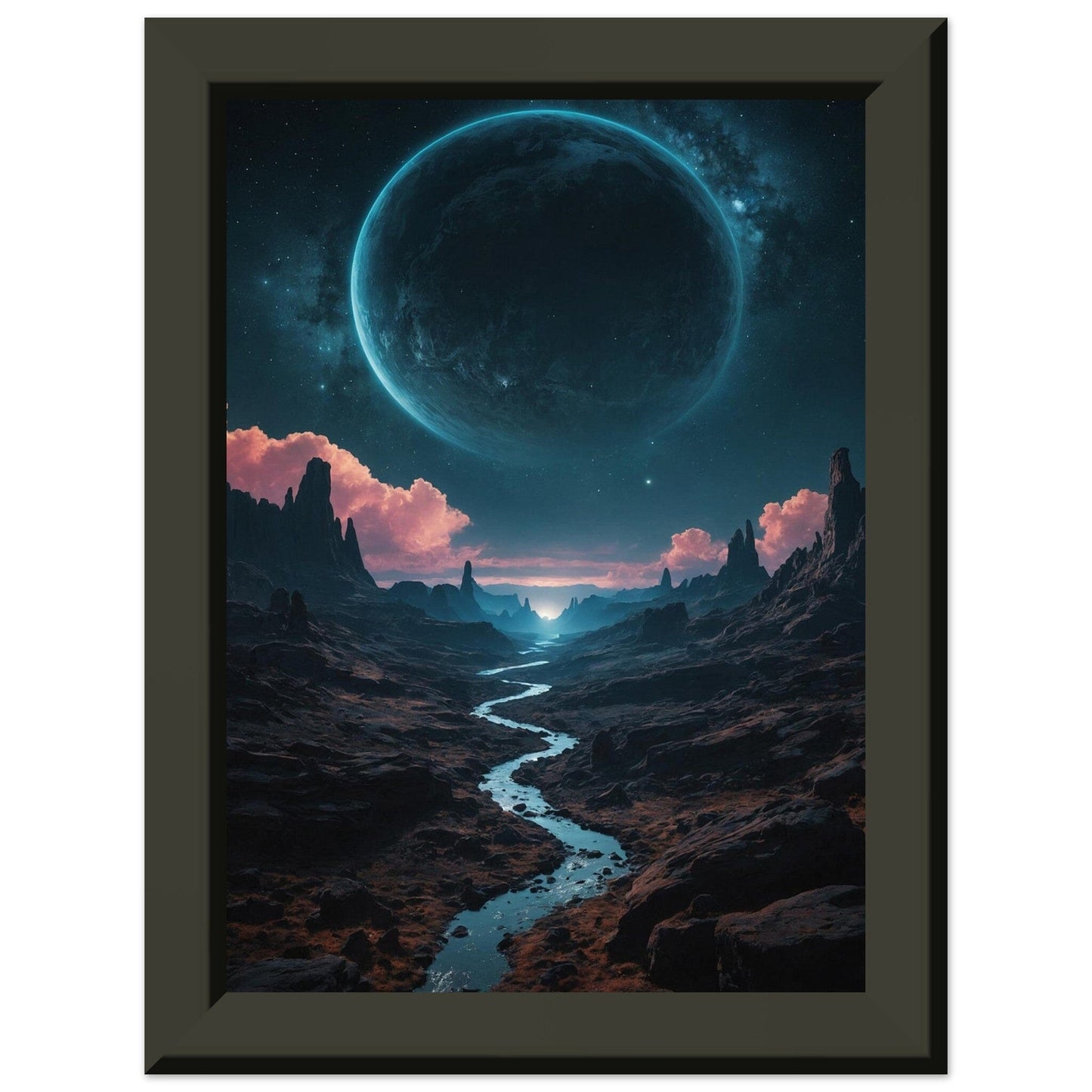 Premium Matte Paper Metal Framed Poster - Stilvolle Kunst in robustem Metallrahmen Print Material Modern Masterpieces 13x18 cm / 5x7″ 