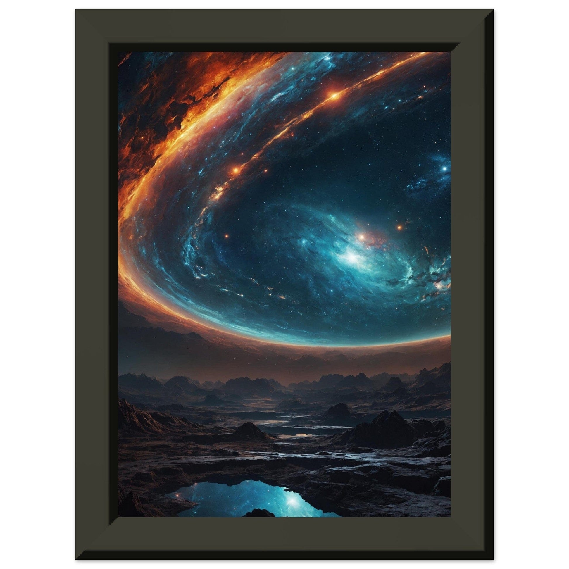 Premium Matte Paper Metal Framed Poster - Stilvolle Kunst in robustem Metallrahmen Print Material Modern Masterpieces 13x18 cm / 5x7″ 
