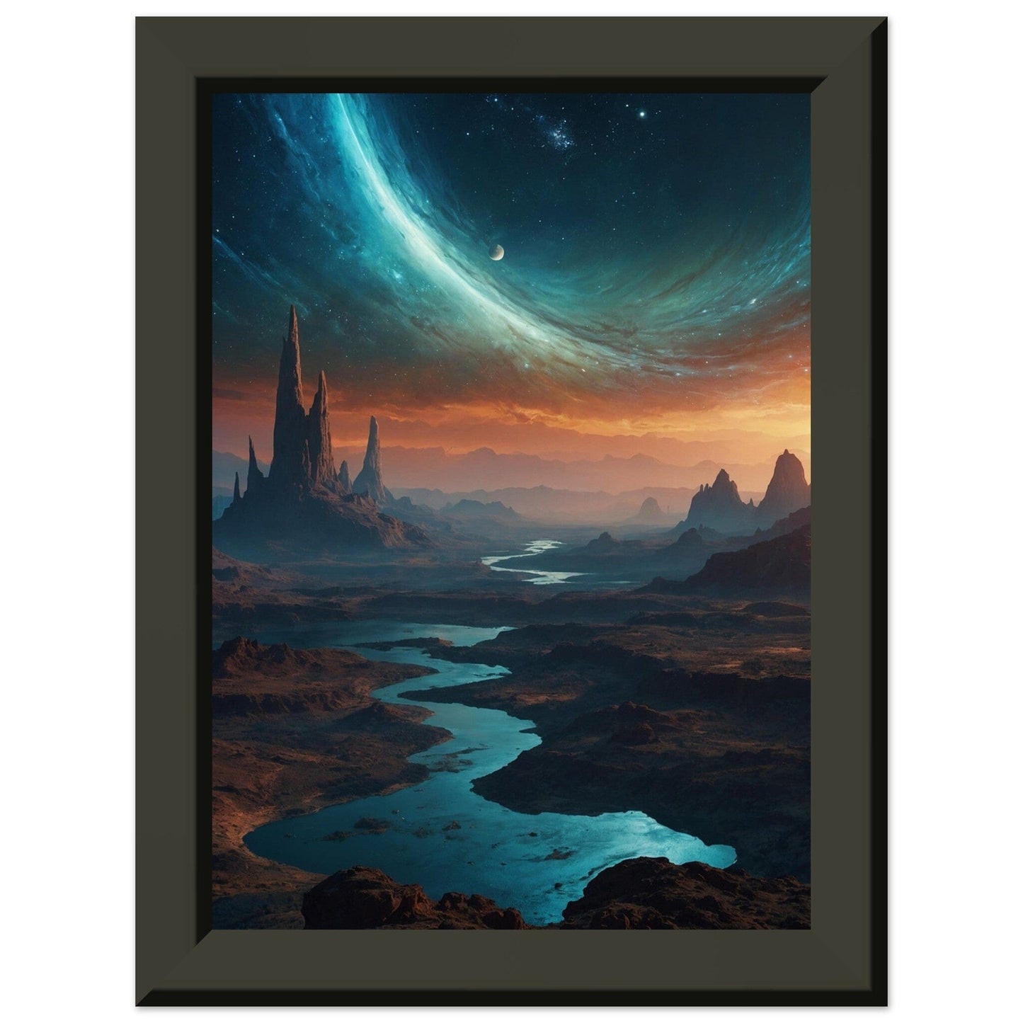 Premium Matte Paper Metal Framed Poster - Stilvolle Kunst in robustem Metallrahmen Print Material Modern Masterpieces 13x18 cm / 5x7″ 